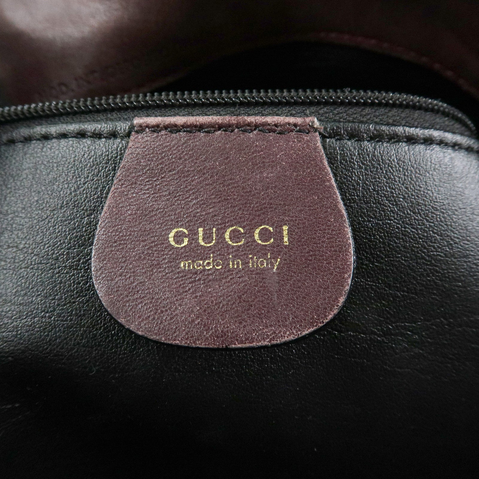 GUCCI Bamboo Leather 2Way Bag Hand Shoulder Bag Bordeaux 001・1577