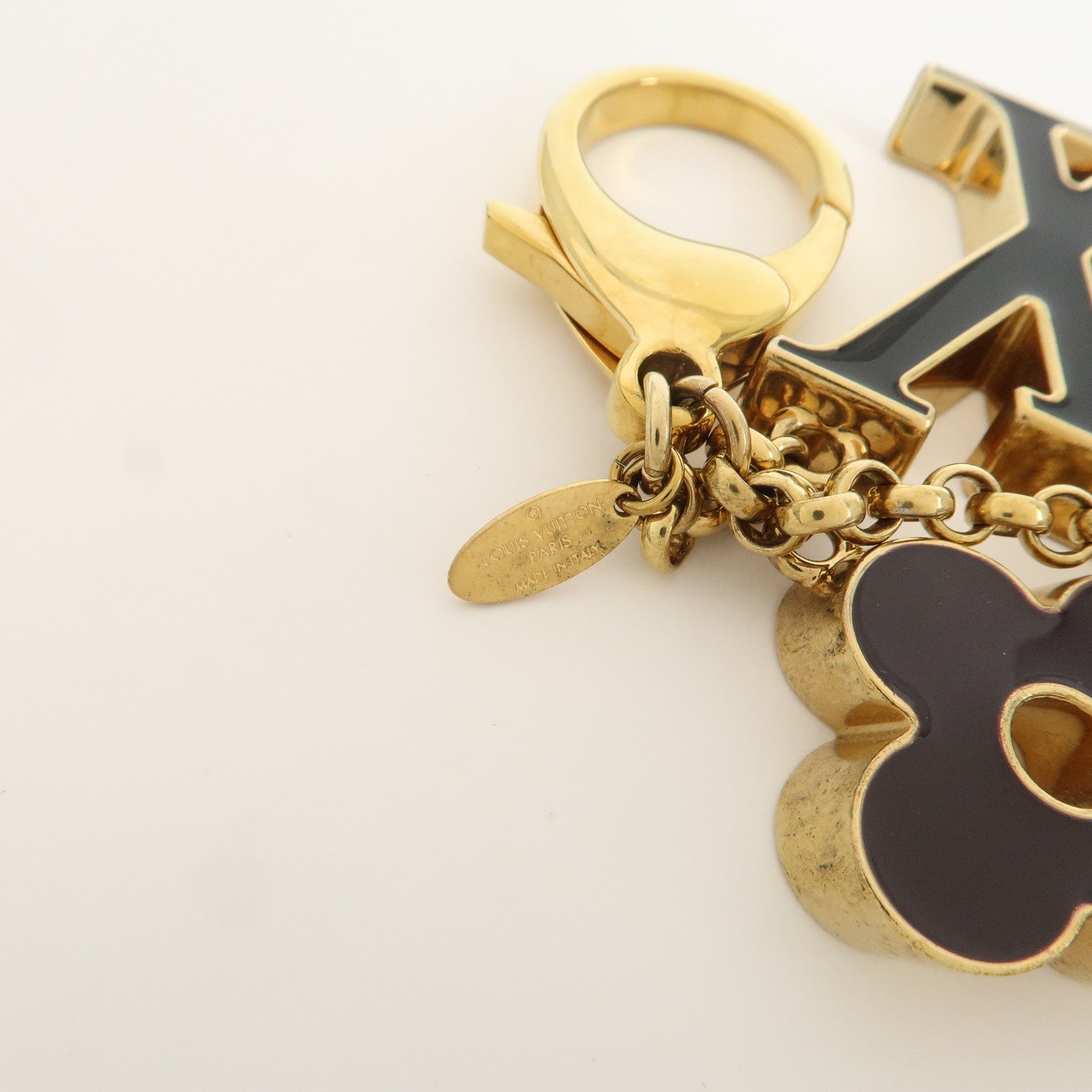 Louis Vuitton Fleur de Monogram Key Chain Bag Charm M67119