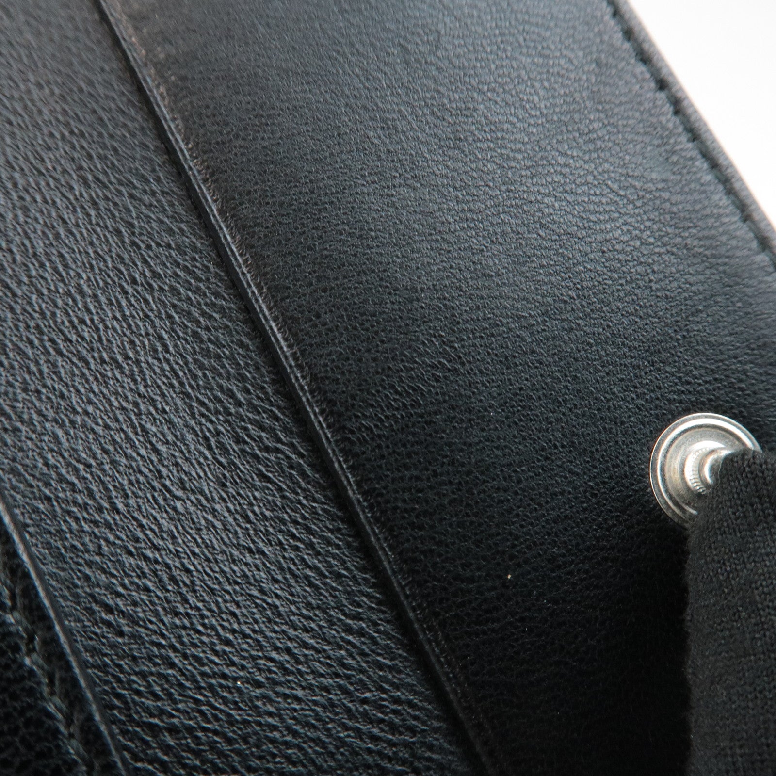 PRADA Triangle Logo Nylon 6 Key Case Key Holder Black M26X Used