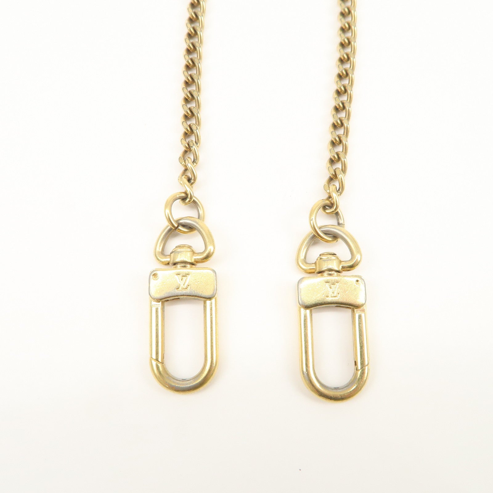 Louis Vuitton Porte Cles Swing Metal Bag Charm Key Chain Gold