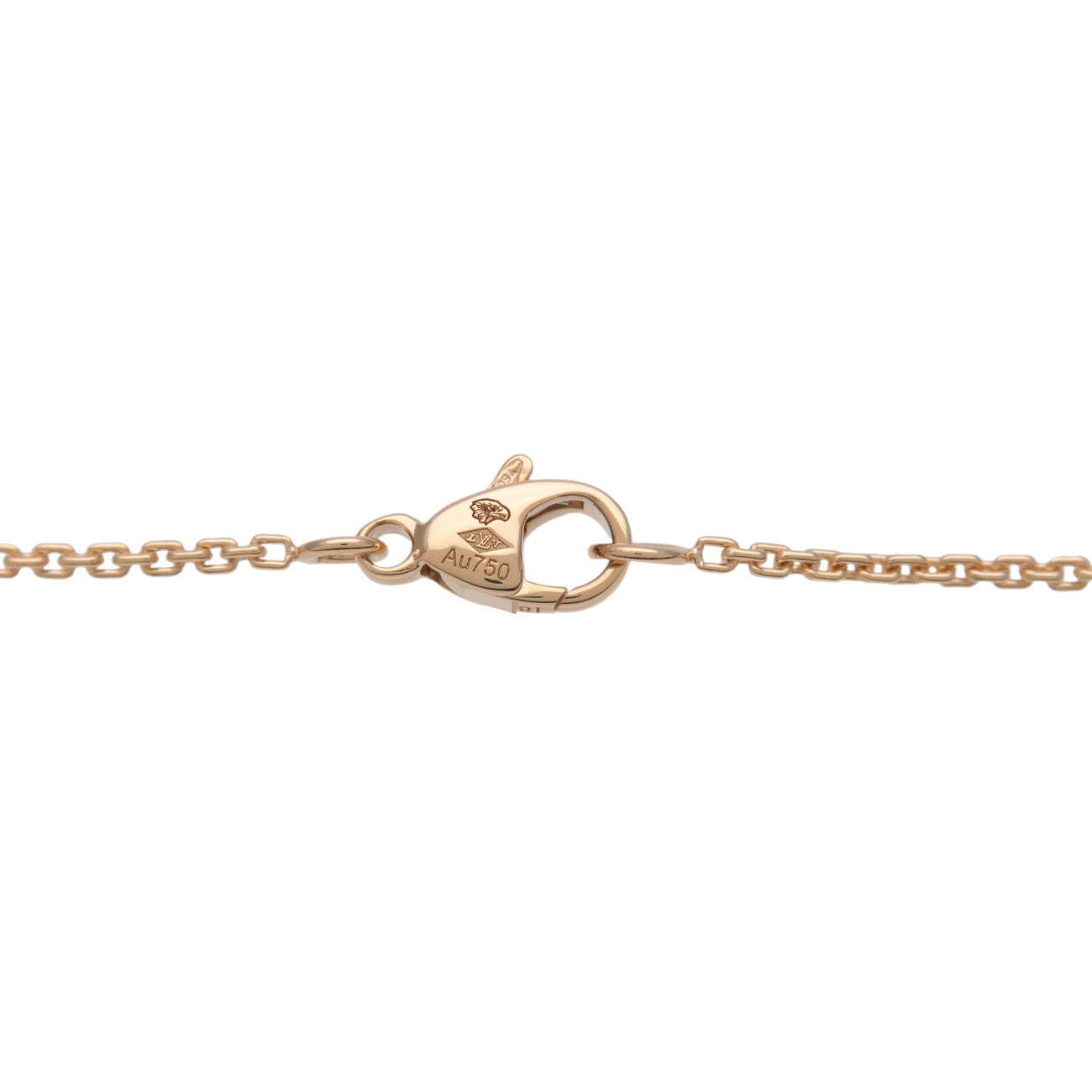 Louis Vuitton Pandantiff Idylle 1P Diamond Necklace K18YG Q93280