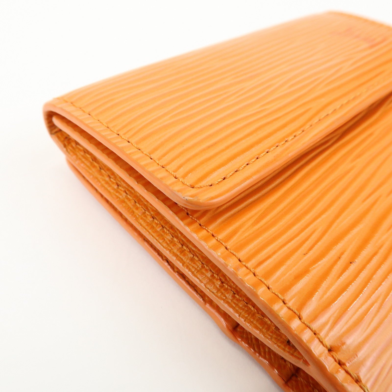 Louis Vuitton Epi Ludlow Wallet Compact Wallet Mandarin M6330H