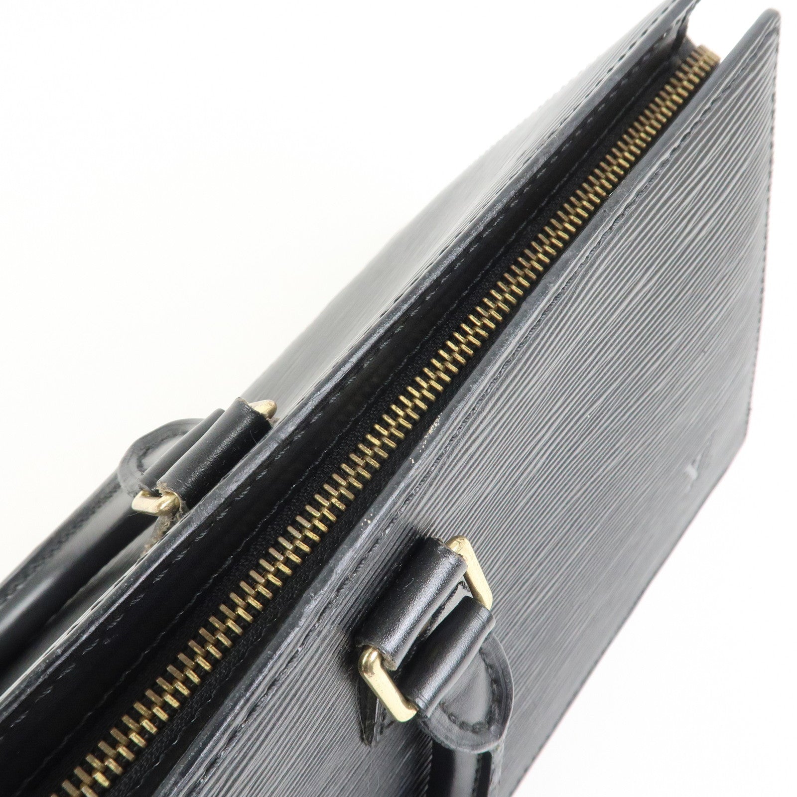 Louis Vuitton Epi Leather Sac Triangle Hand Bag Noir Black M52092