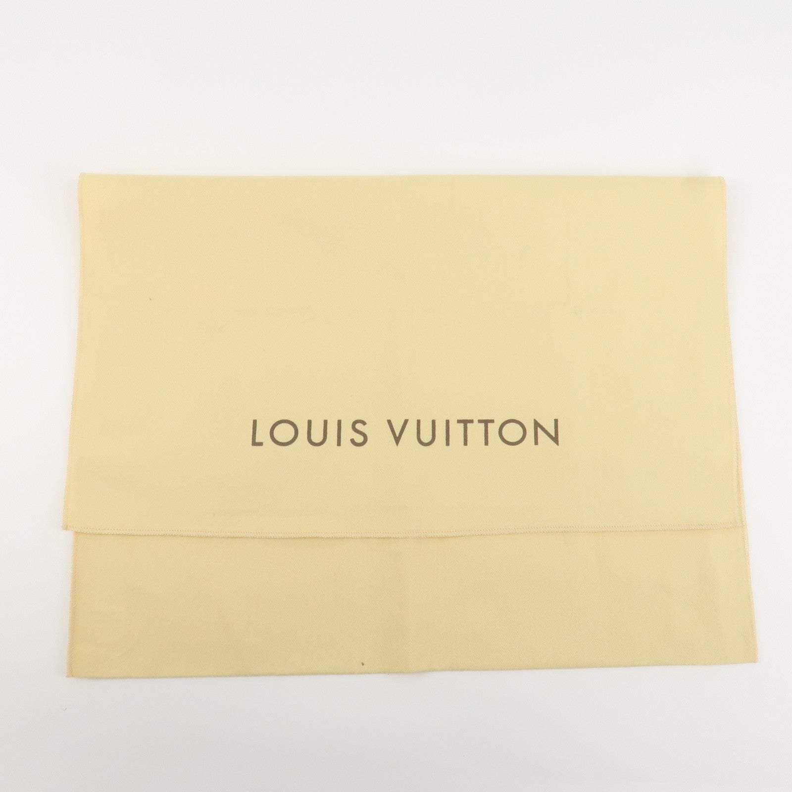 Louis Vuitton Set Of 10 Dust Bag Storage Bag Flap Style Beige Used