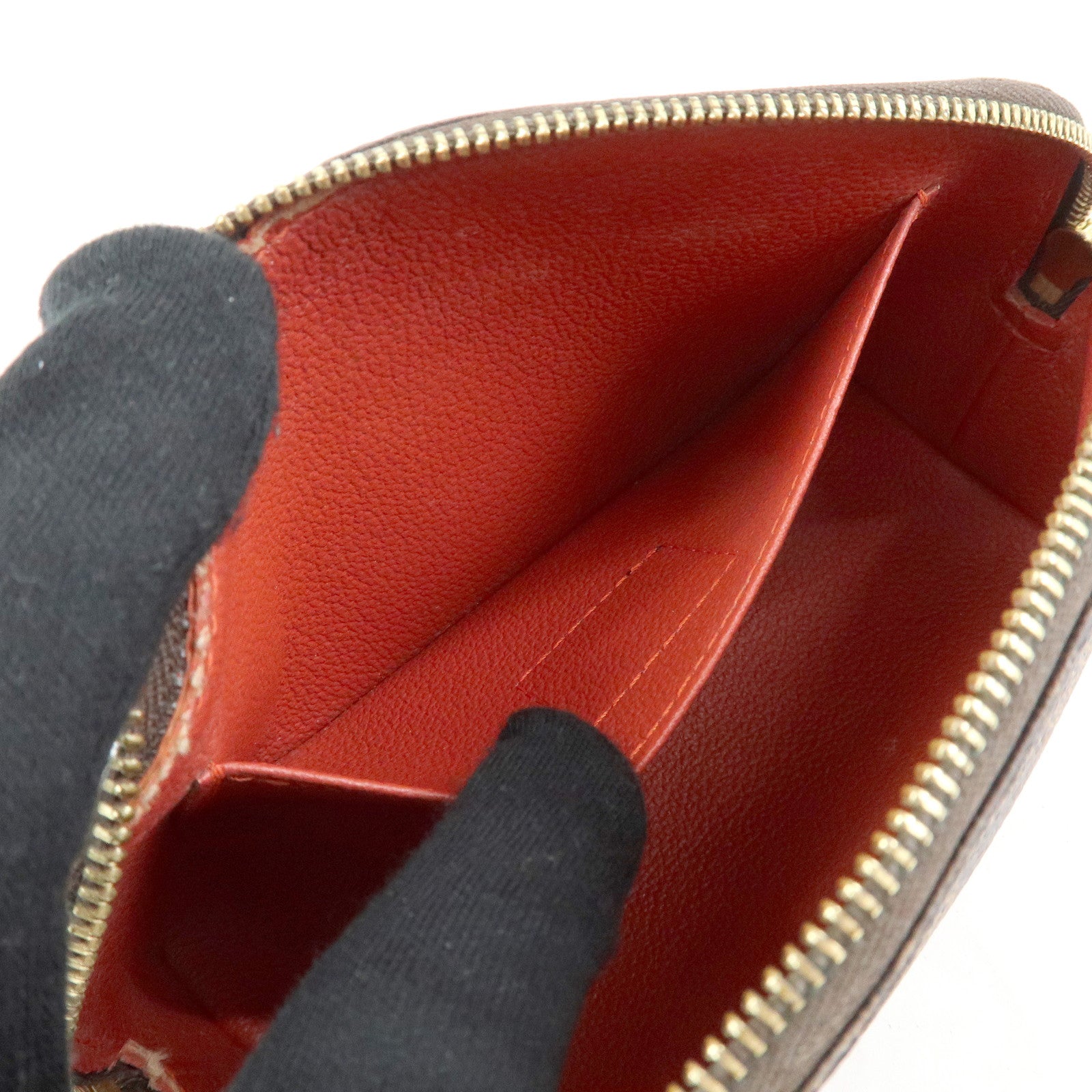 Louis Vuitton Damier Pochette Cosmetic PM Pouch Brown N47516