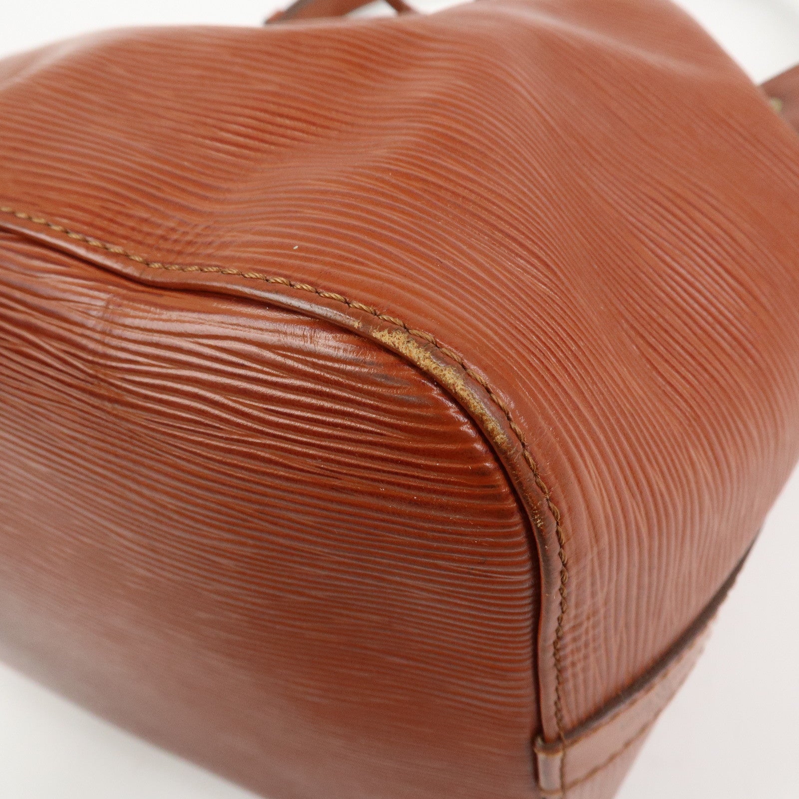 Louis Vuitton Epi Petit Noe Shoulder Bag Kenya Brown M44103