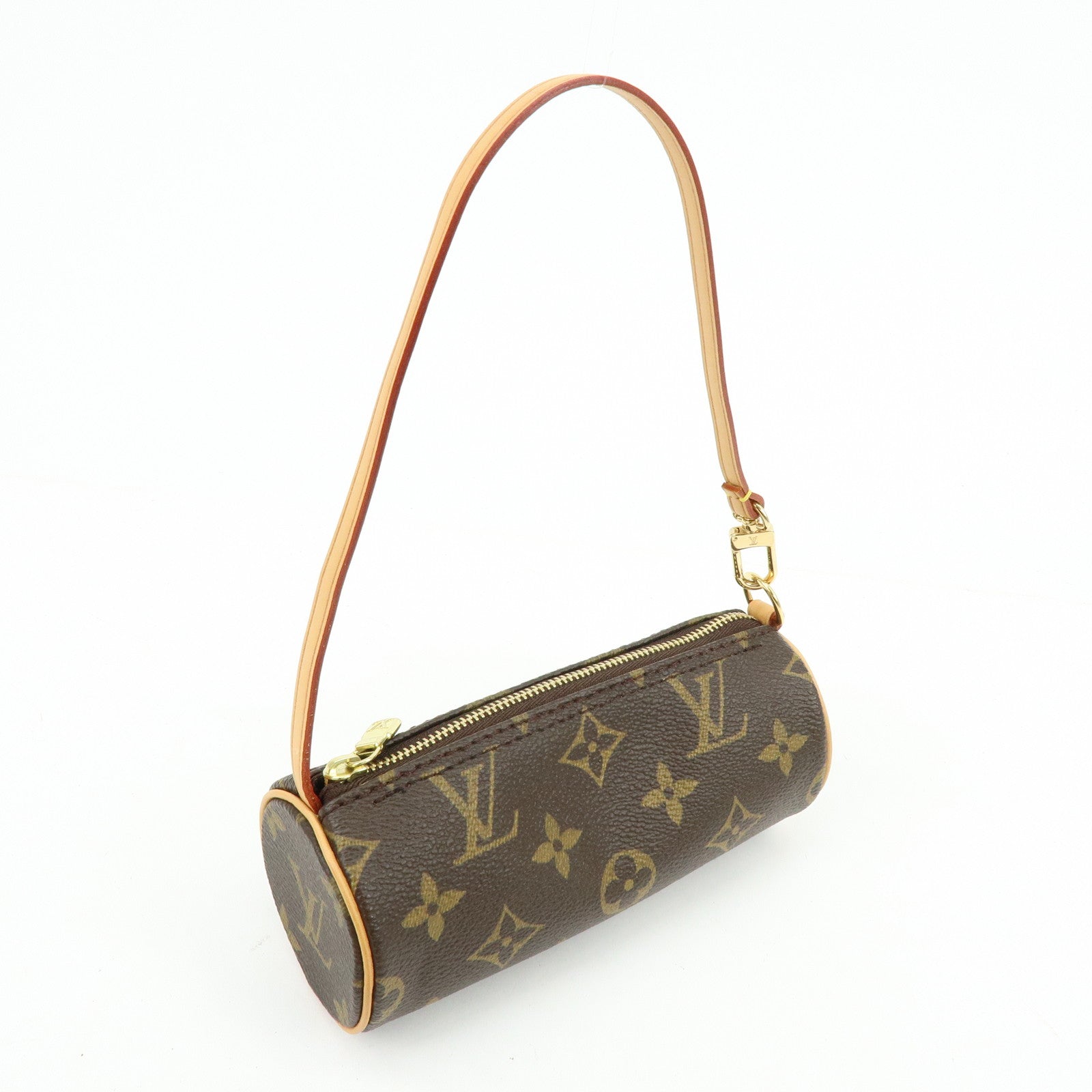 Louis Vuitton Monogram Canvas Mini Pouch for Papillon Bag Brown