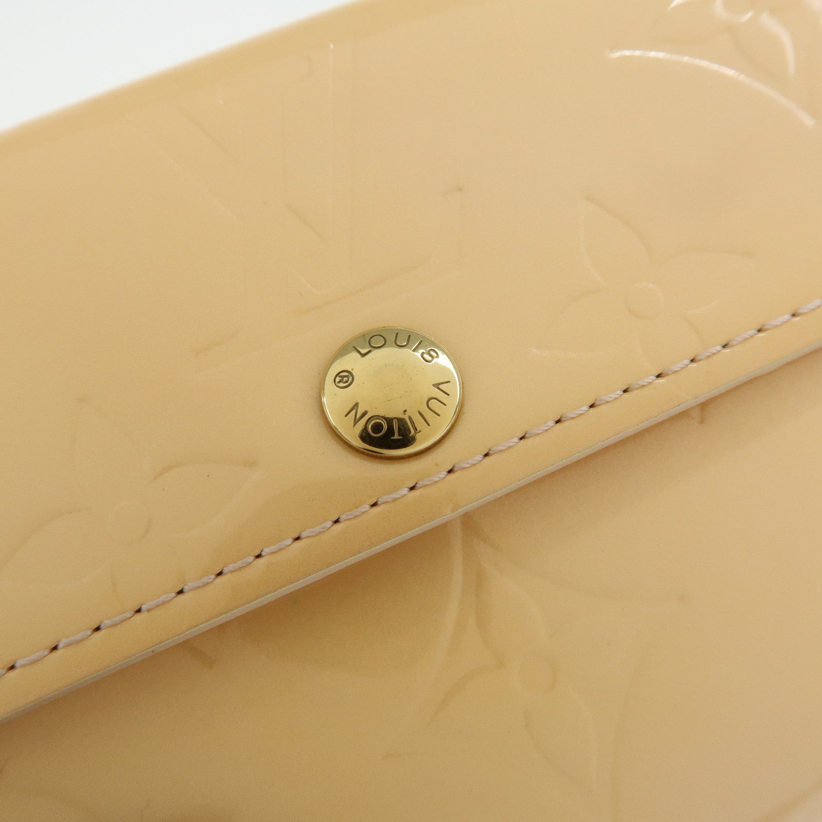 Louis Vuitton Vernis Ludlow Coin Case Marshmallow Pink M91355
