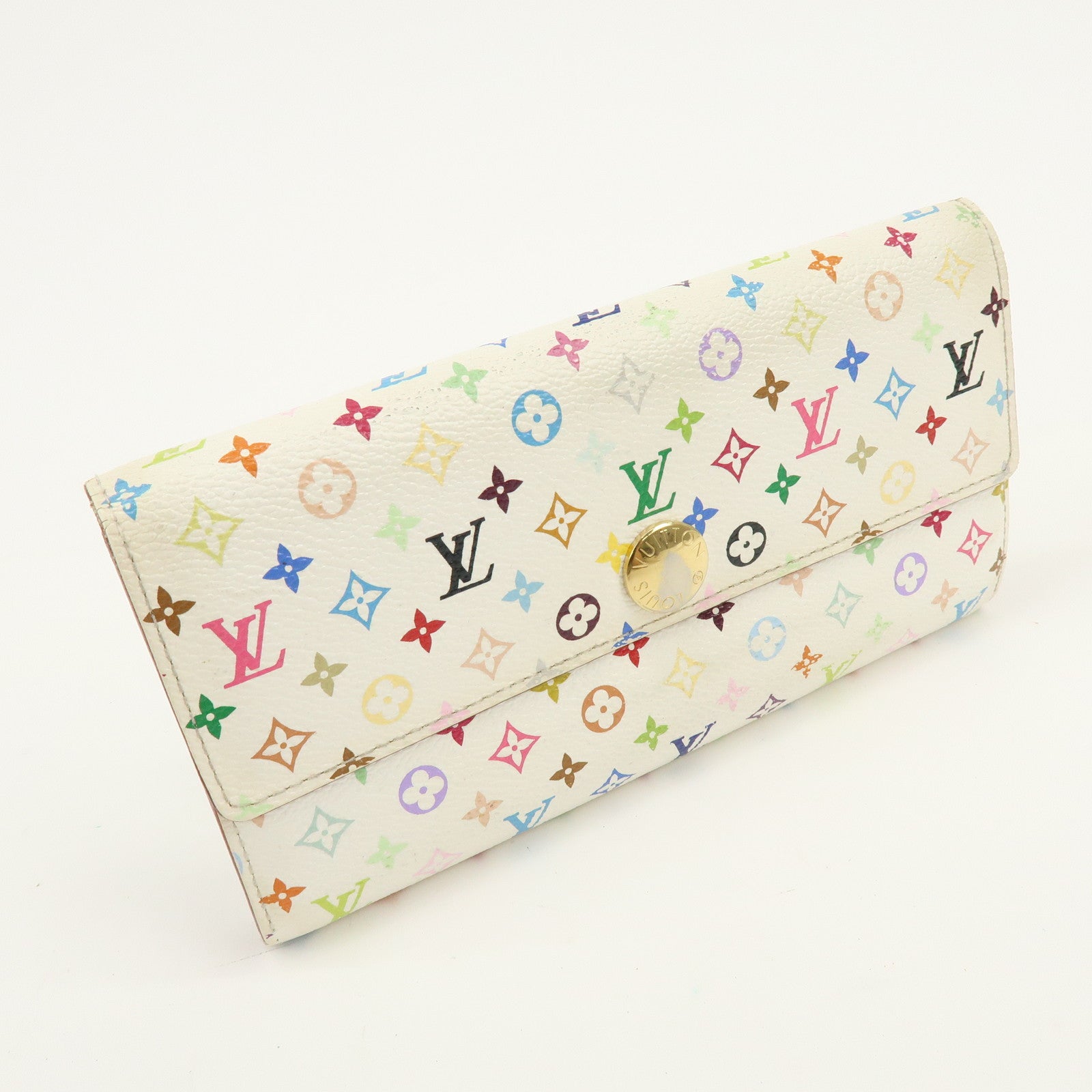 Louis Vuitton Monogram Multicolor Portefeuille Sarah Wallet M93532