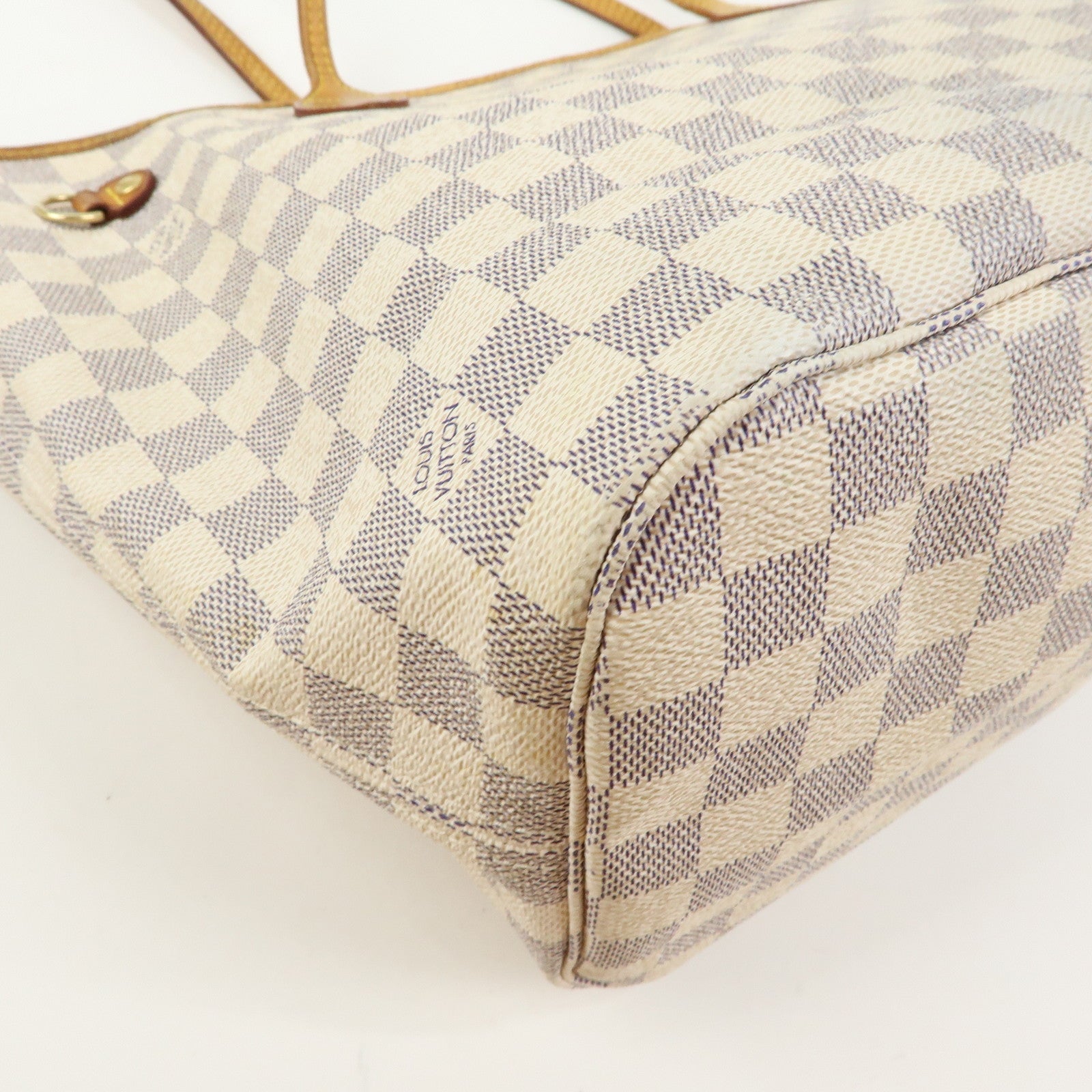 Louis Vuitton Damier Azur Neverfull MM Tote Bag Shoulder Bag N51107