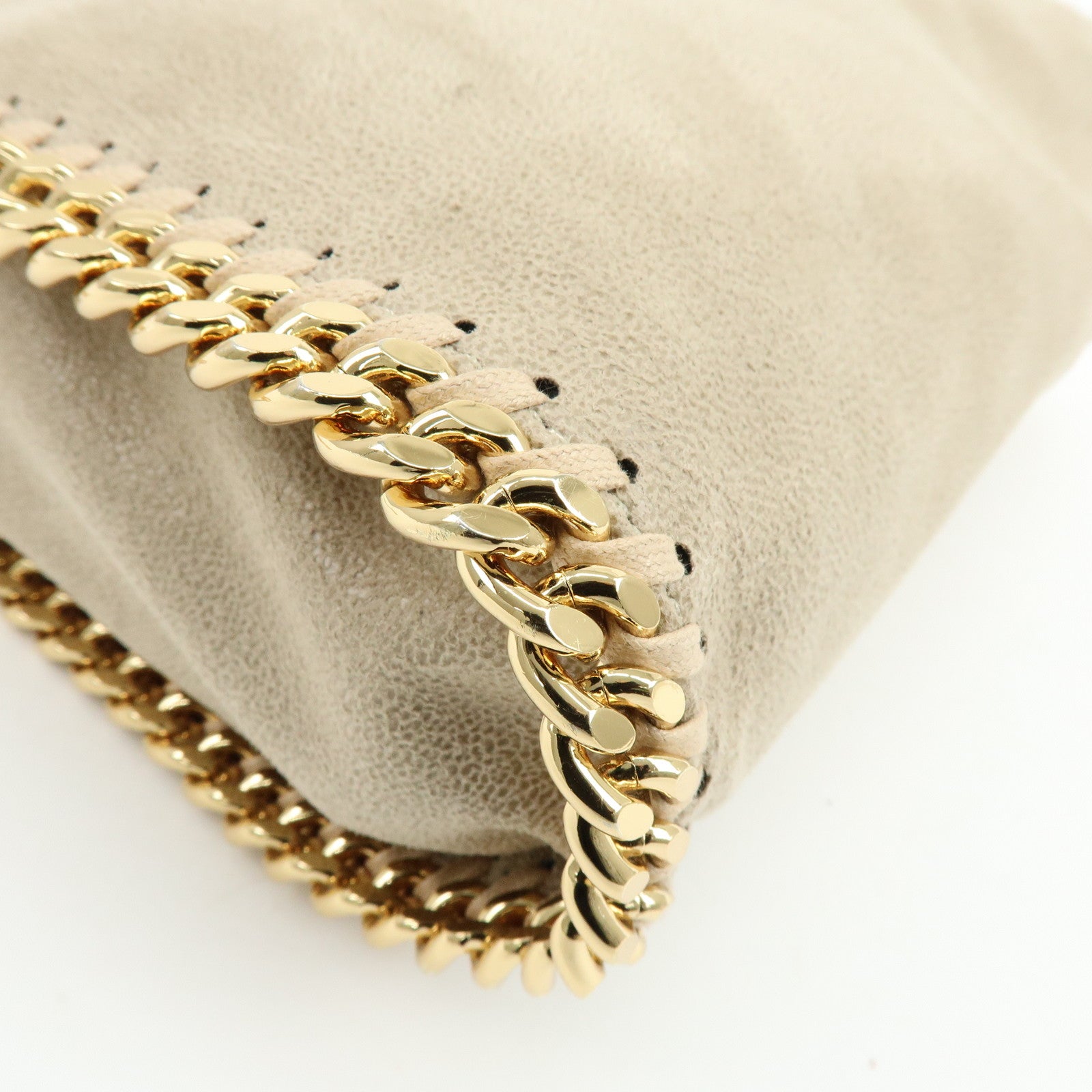 STELLA MCCARTNEY Polyester Shoulder Bag Crossbody Bag Beige