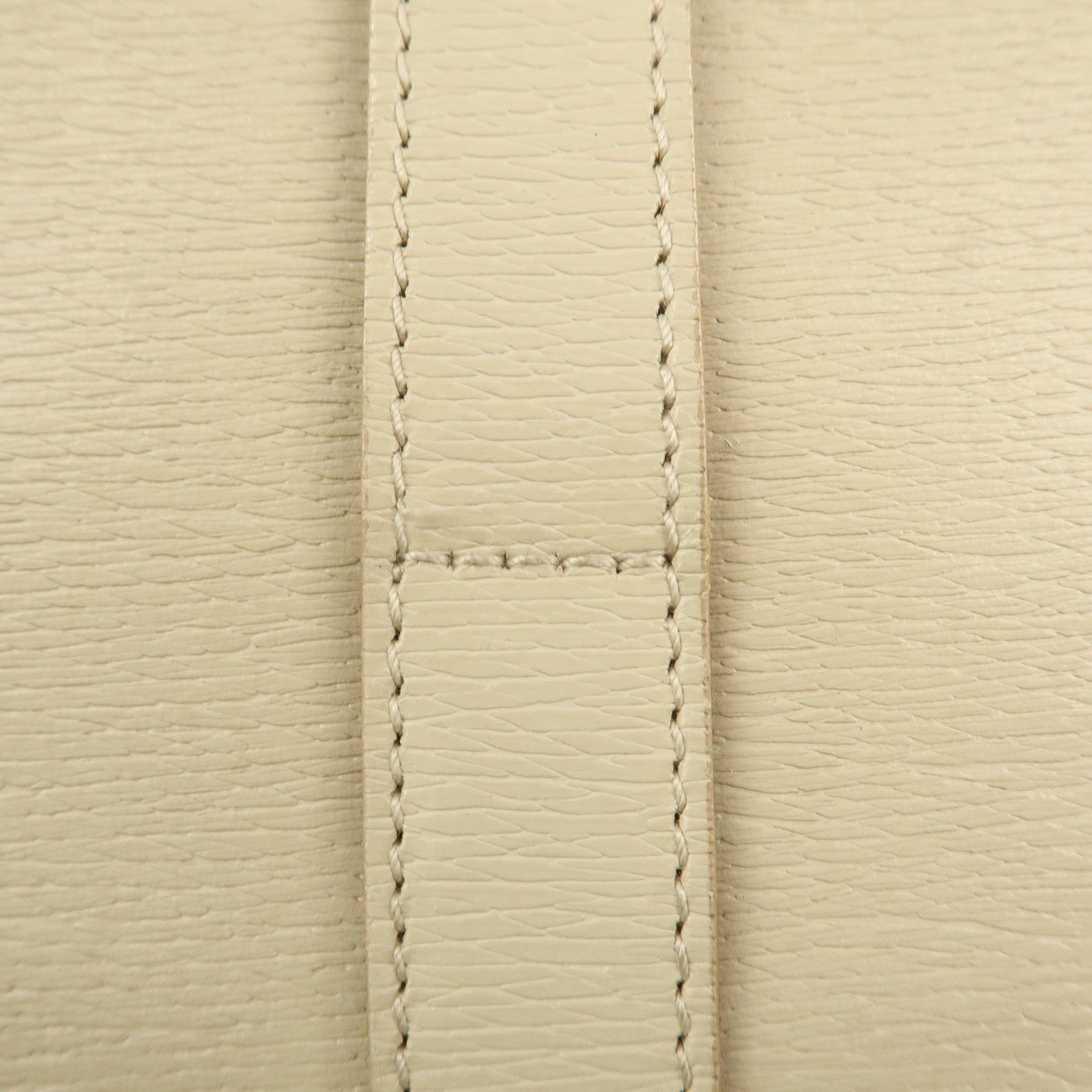 GUCCI Jackie Leather Shoulder Bag Hand Bag Light Beige 002 1067 Used