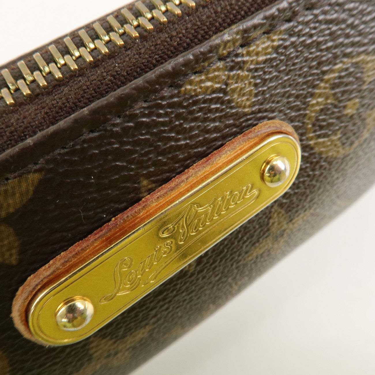 Louis Vuitton Monogram Pochette Milla MM Chain Hand Bag M60094 Used