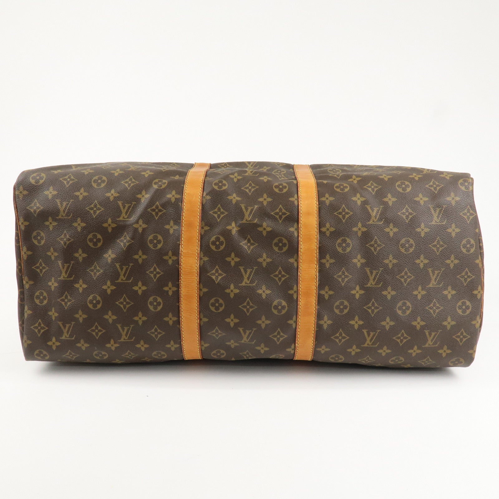 Louis Vuitton Monogram Keep All 60 Boston Bag Brown M41422 Used