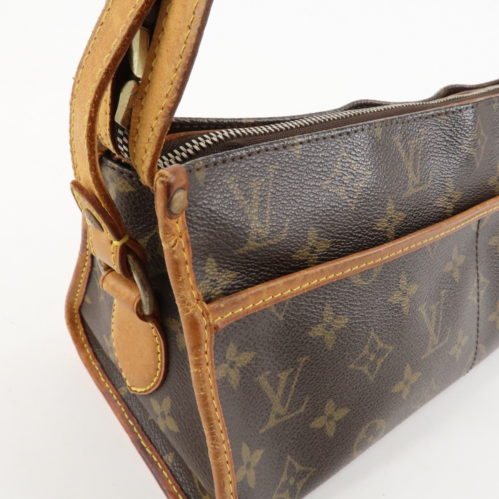 Louis Vuitton Monogram Popincourt Long Shoulder Bag Brown M40008 Used