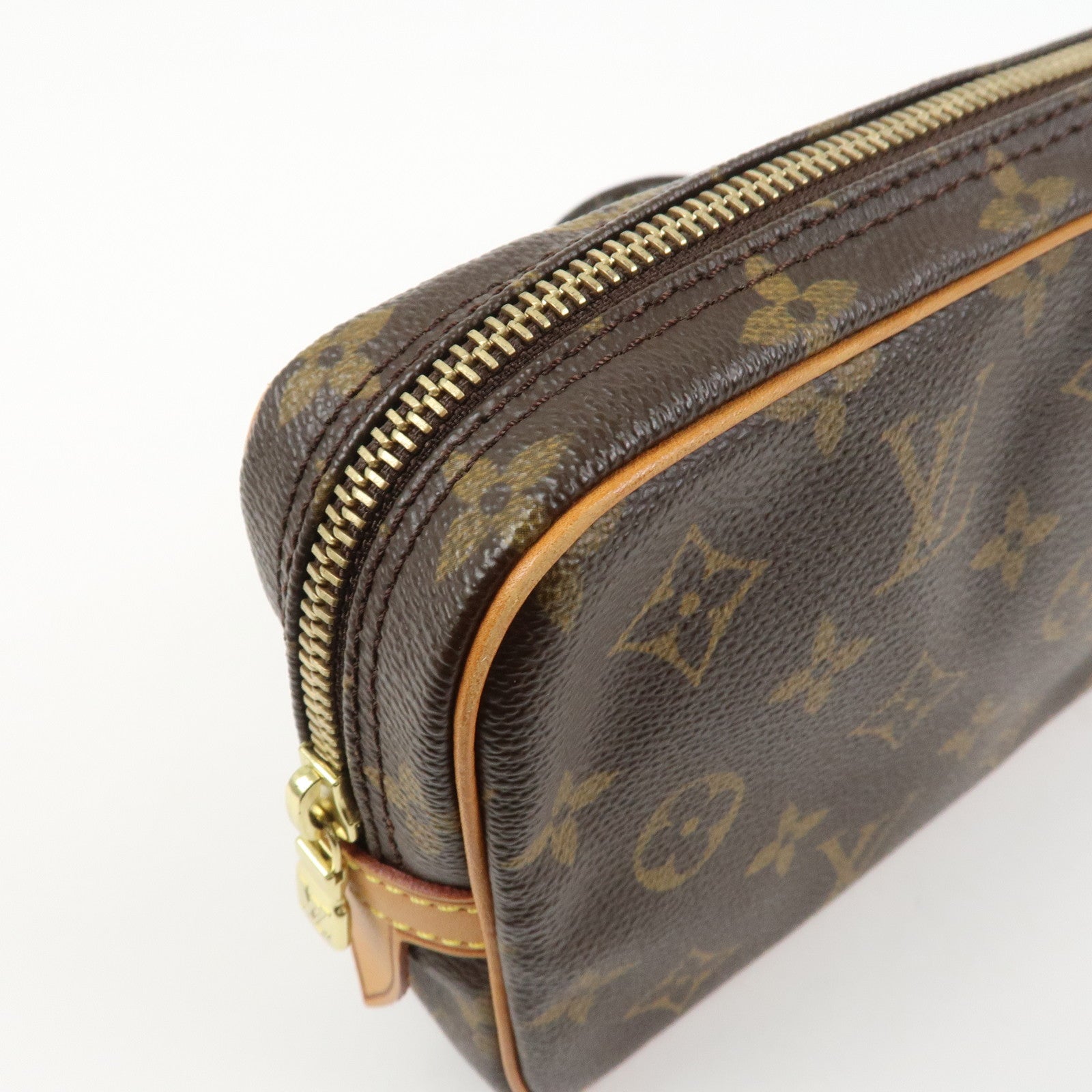 Louis Vuitton Monogram Pochette Marly Bandouliere Bag Brown M51828