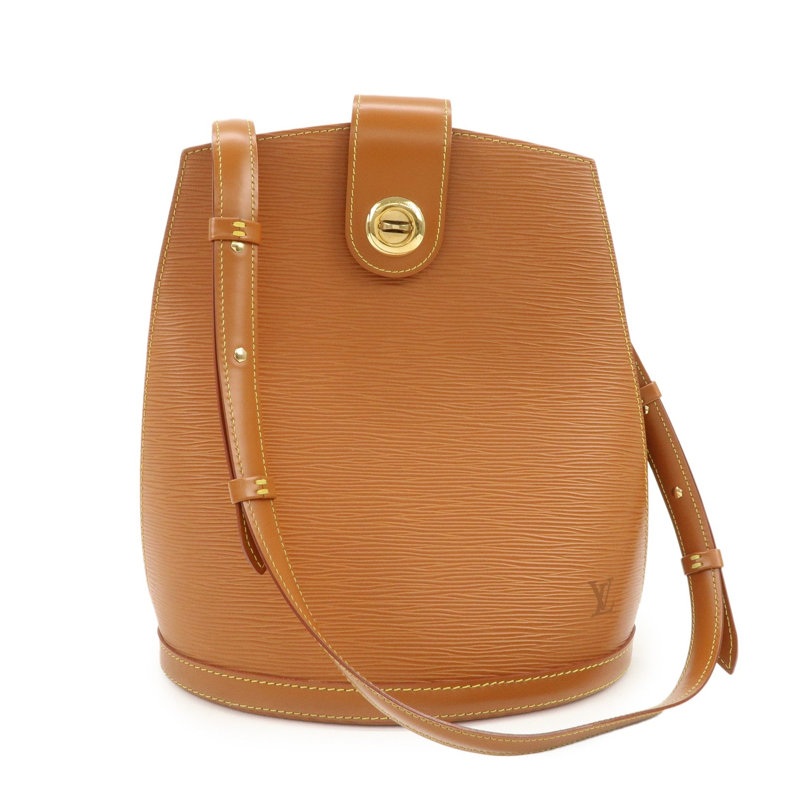 Louis Vuitton Epi Leather Cluny Shoulder Bag Kenya Brown M52253