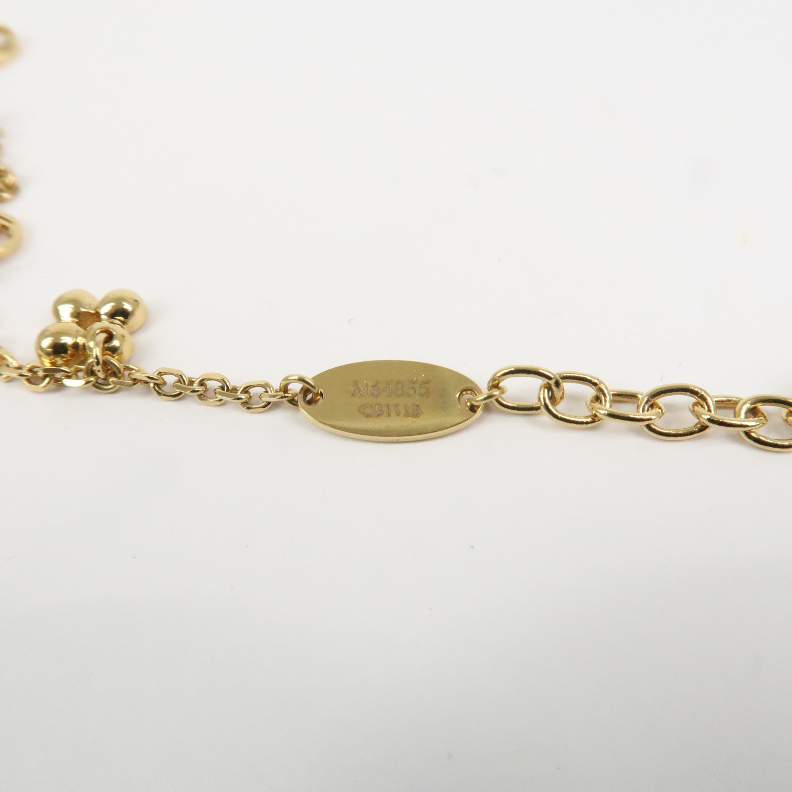 Louis Vuitton Blooming LV Circle Monogram Flower Necklace M90736