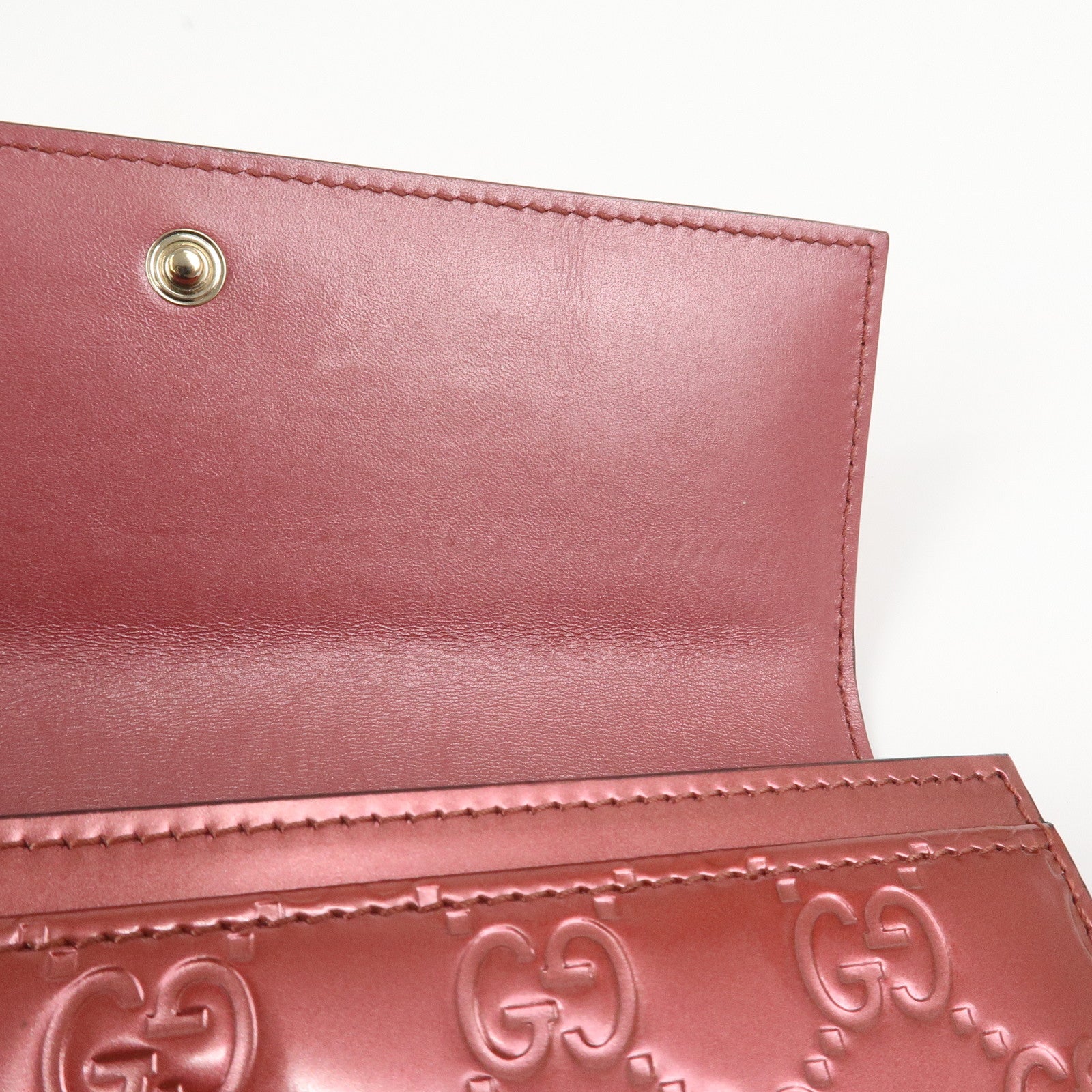 GUCCI Guccissima Interlocking G Lovely Heart Long Wallet 251861