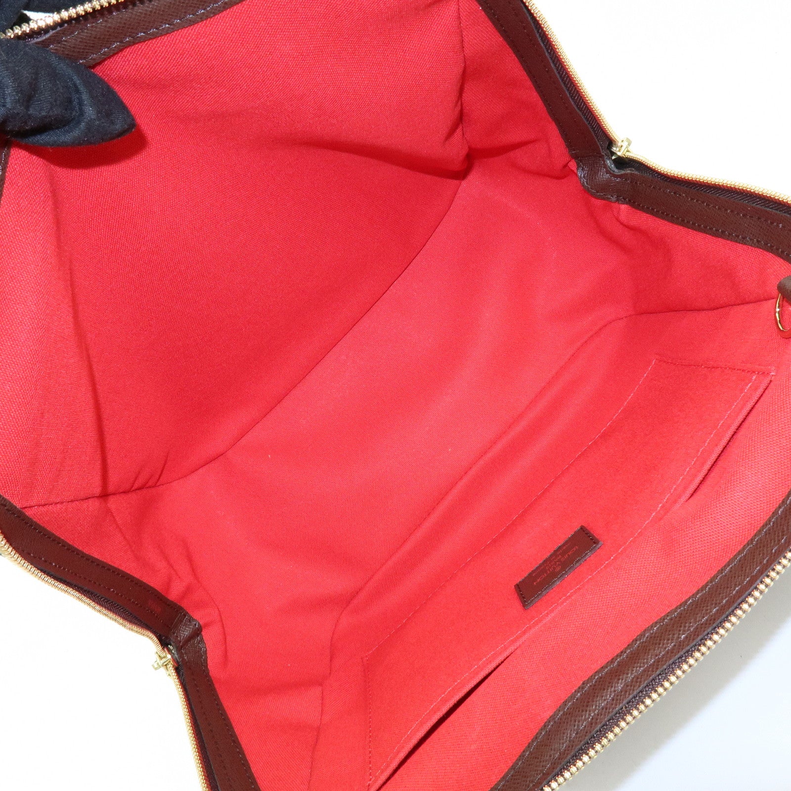 Louis Vuitton Damier Belem MM Hand Bag Damier Ebene N51174