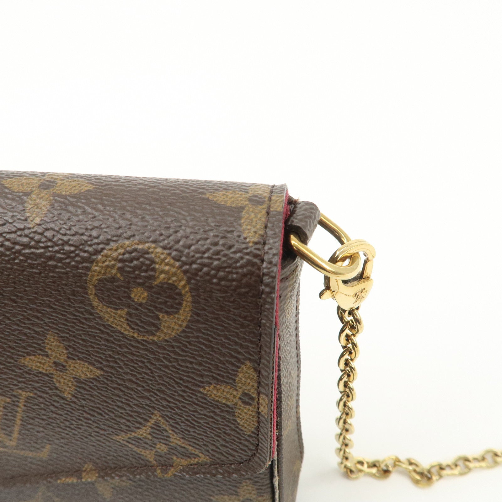 Louis Vuitton Monogram Pochette Felicie Shoulder Bag Brown M61276 Used