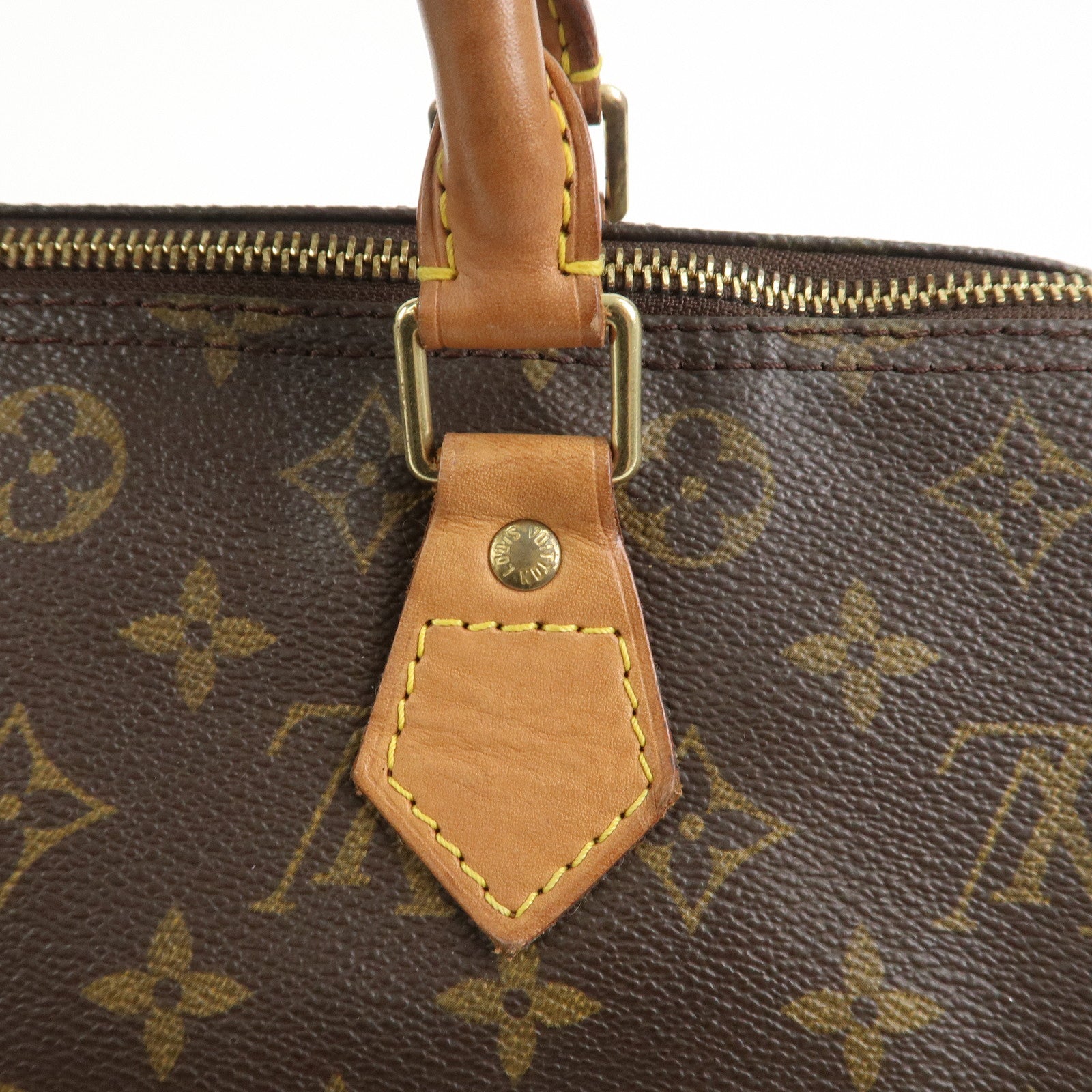 Louis Vuitton Monogram Speedy 30 Boston Bag Hand Bag Brown M41526