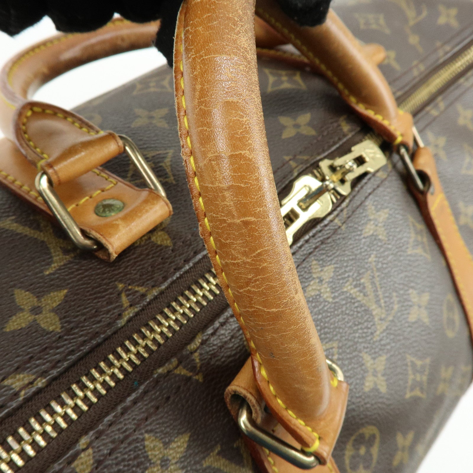 Louis Vuitton Monogram Keep All 55 Bandouliere Boston Bag M56714