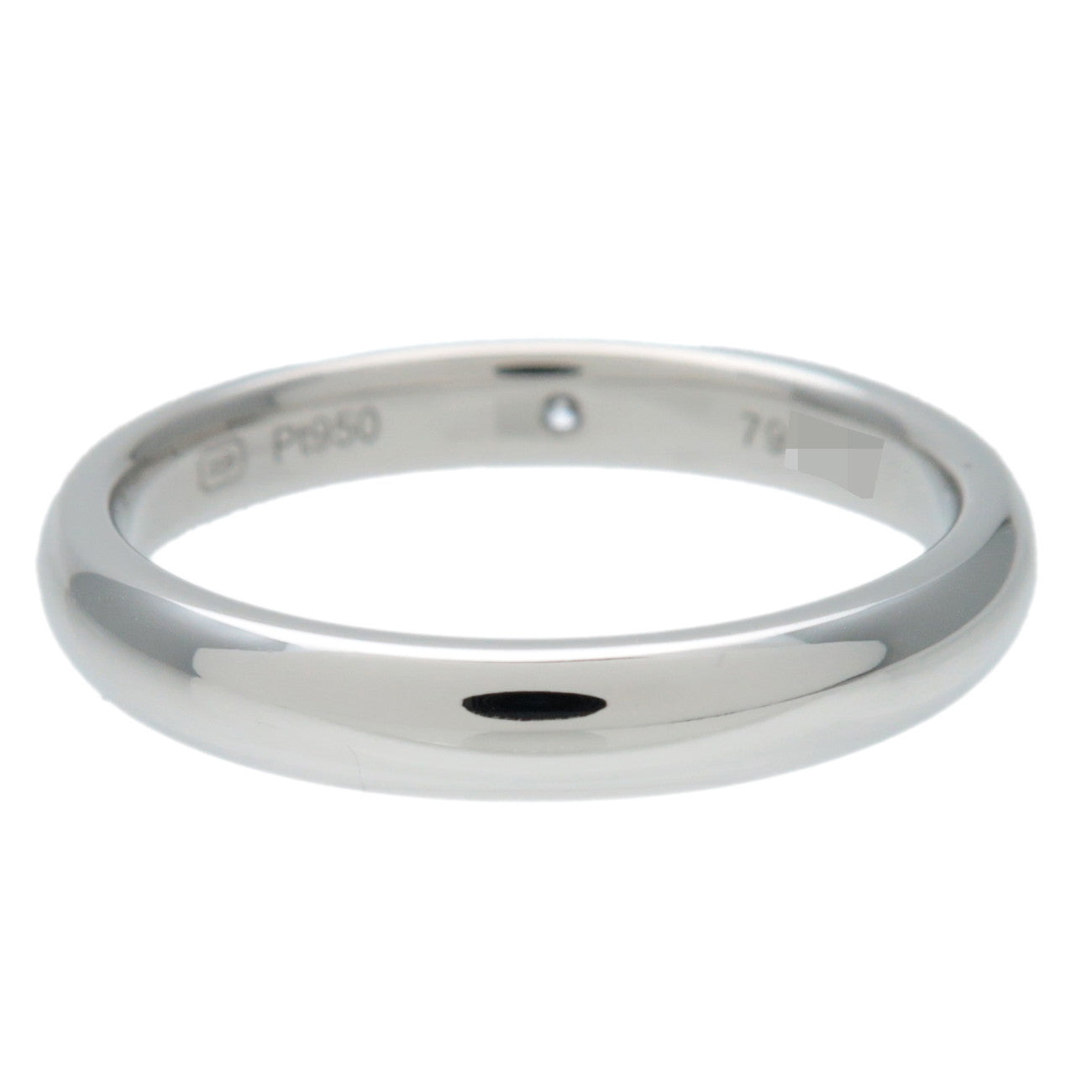 HARRY WINSTON Round Cut 1P Diamond Marriage Ring Platinum US6