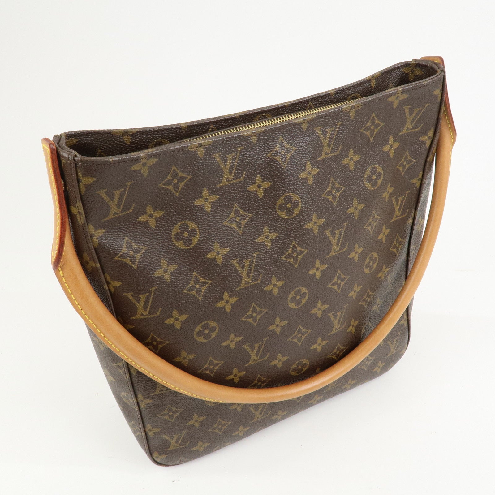 Louis Vuitton Monogram Canvas Looping GM Shoulder Bag Brown M51145