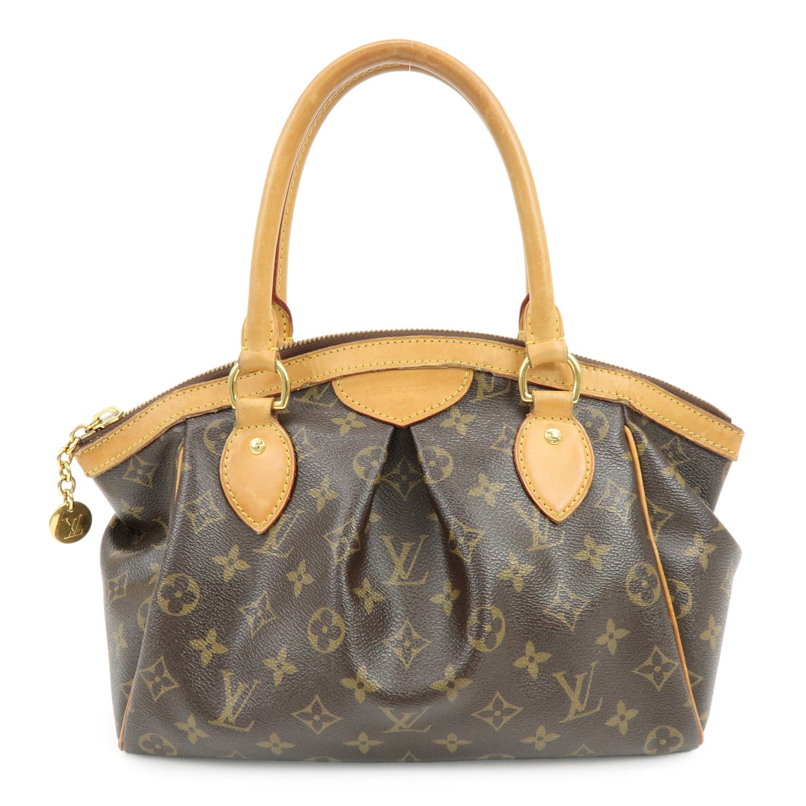 Louis Vuitton Monogram Tivoli PM Hand Bag Shoulder Bag Brown M40143