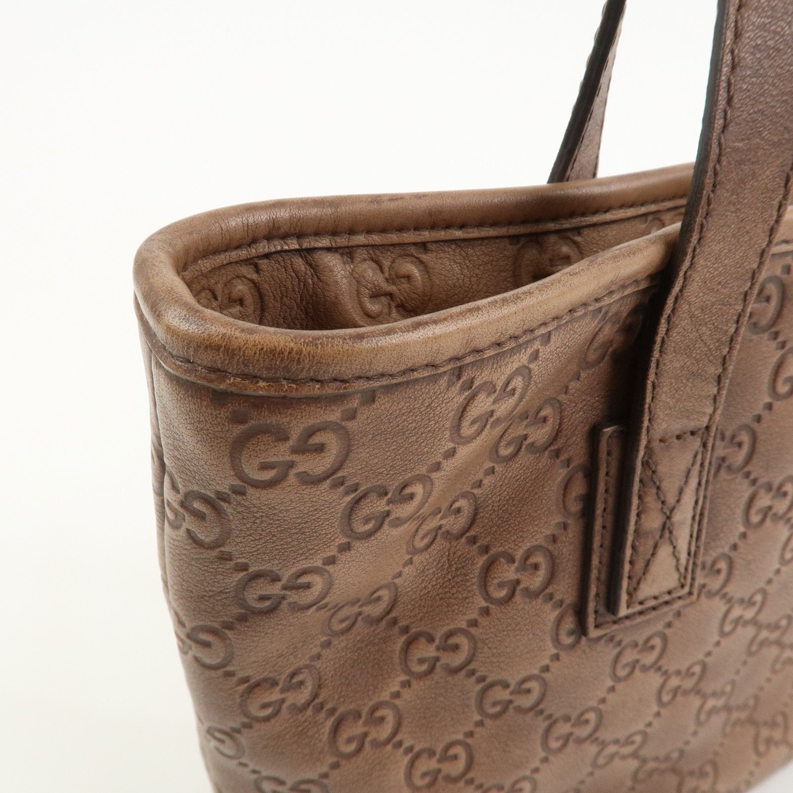 GUCCI Guccissima Leather Tote Bag Shoulder Bag Hand Bag 211136