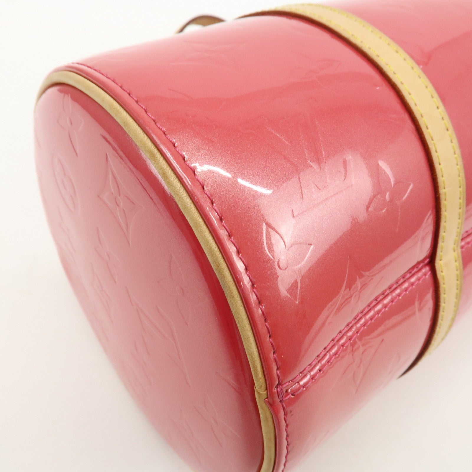 Louis Vuitton Monogram Vernis Bedford Hand Bag Framboise M9133F