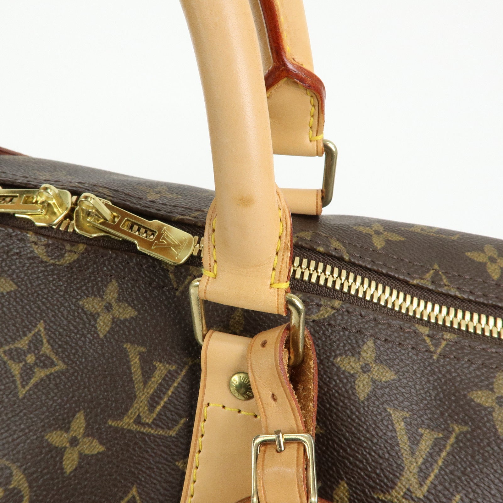 Louis Vuitton Monogram Keep All Bandouliere 50 Boston Bag M41416
