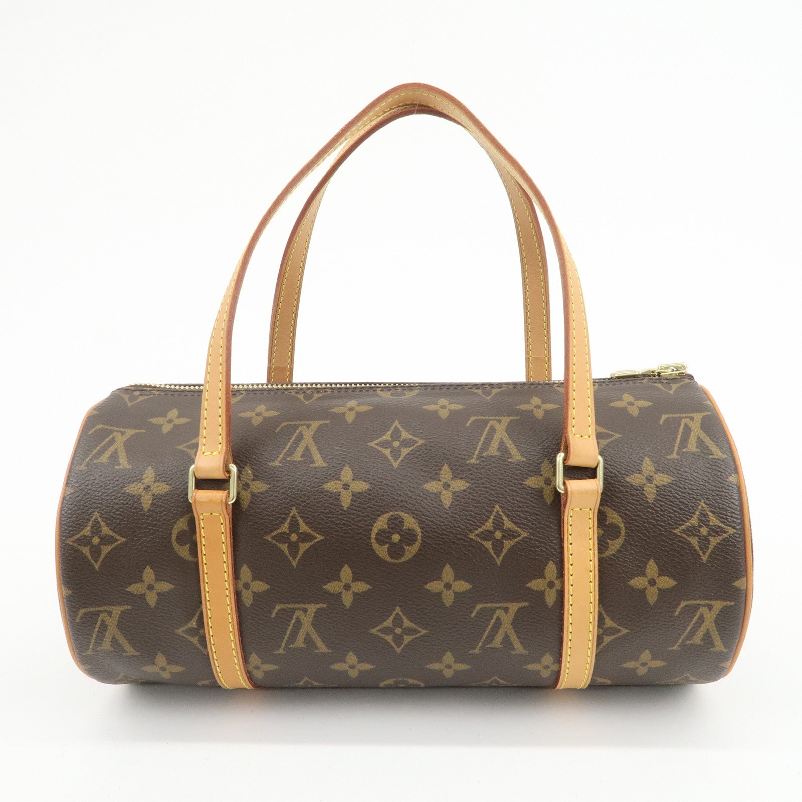 Louis Vuitton Monogram Papillon 26 Hand Bag Brown M51386
