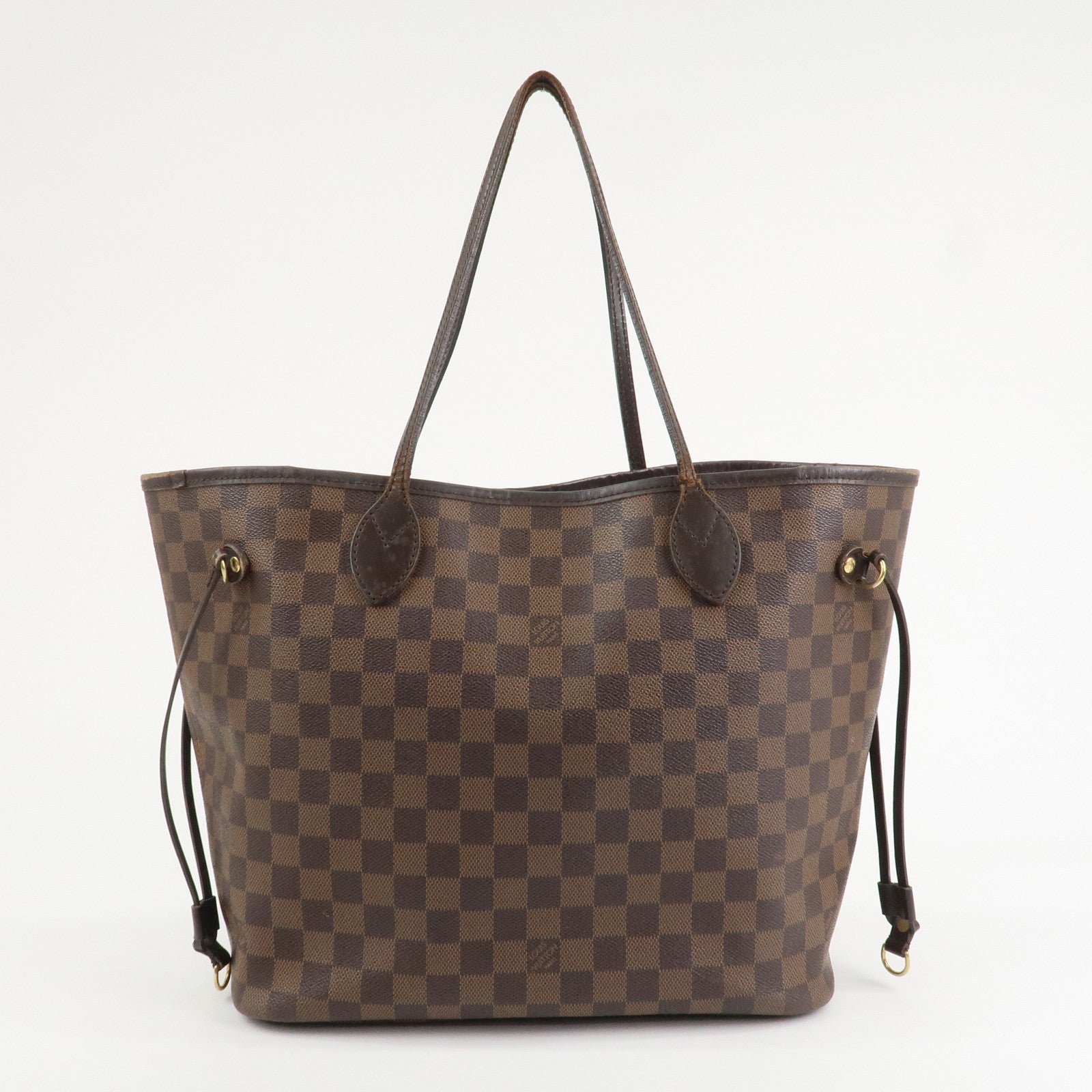 Louis Vuitton Damier Ebene Canvas Neverfull MM Tote Bag N51105