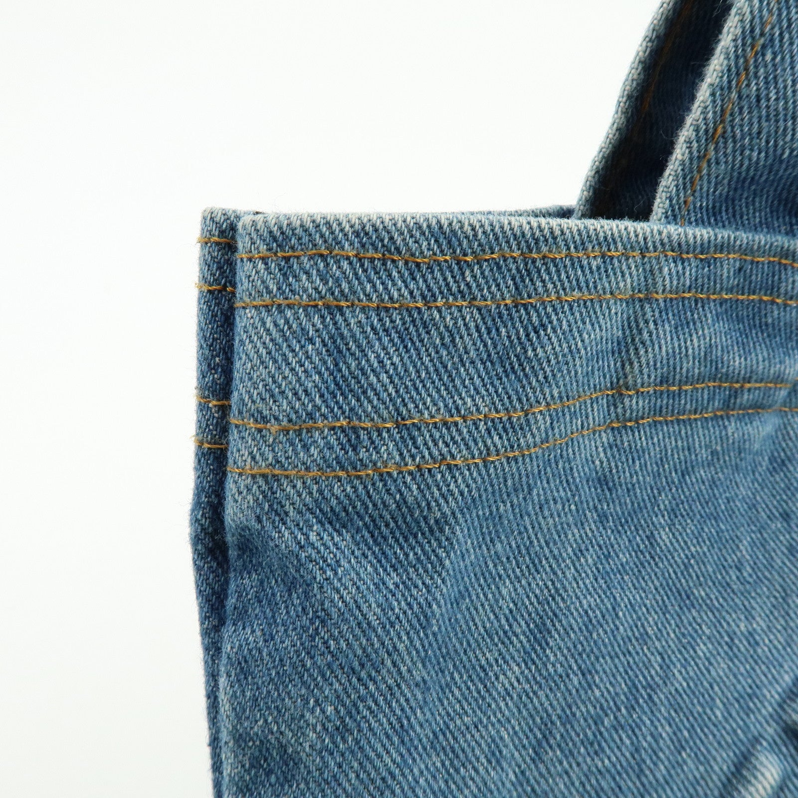 HUNTING WORLD Denim Tote Bag Hand Bag Blue