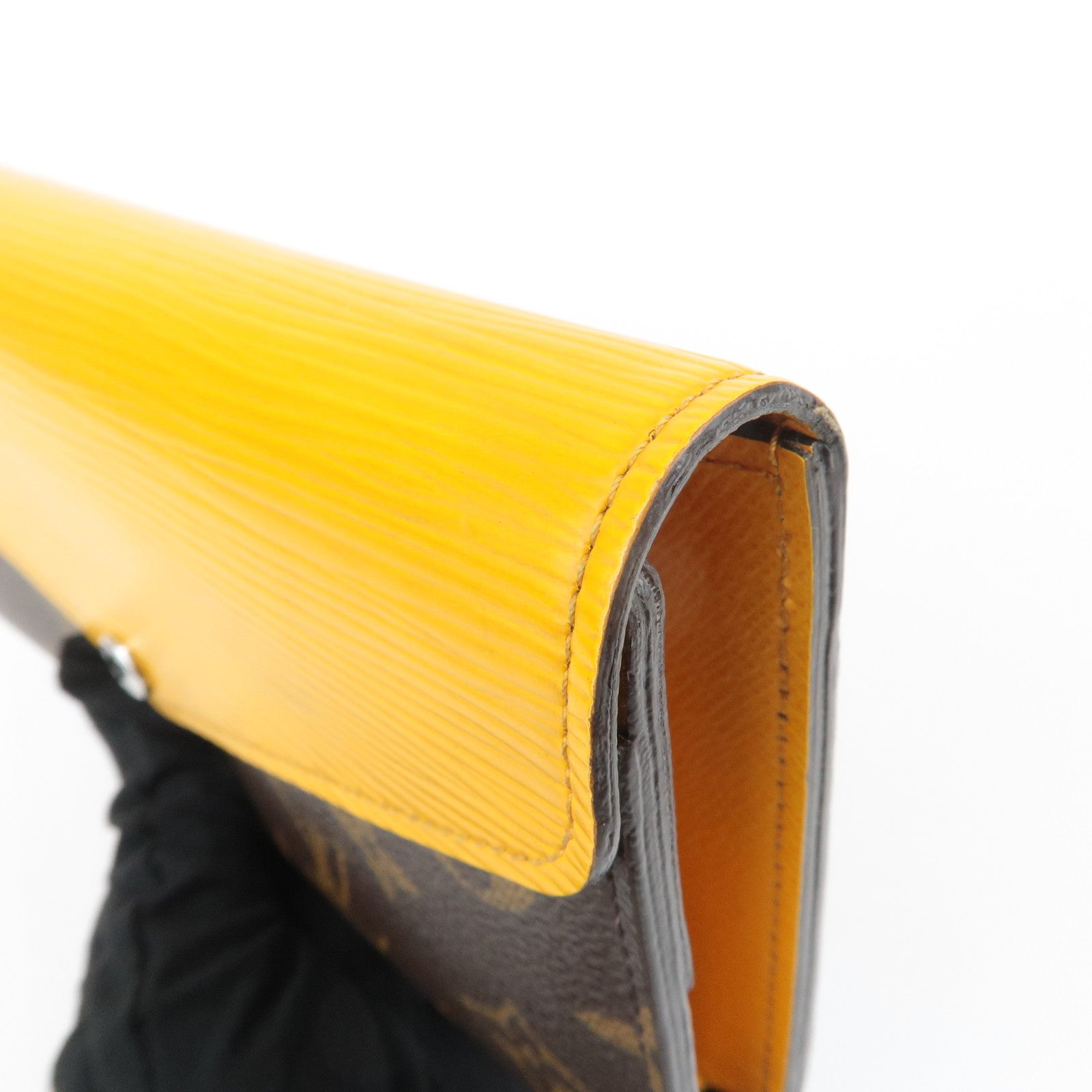Louis Vuitton Monogram Epi Portefeuille Marie Louron Yellow M60506 Used