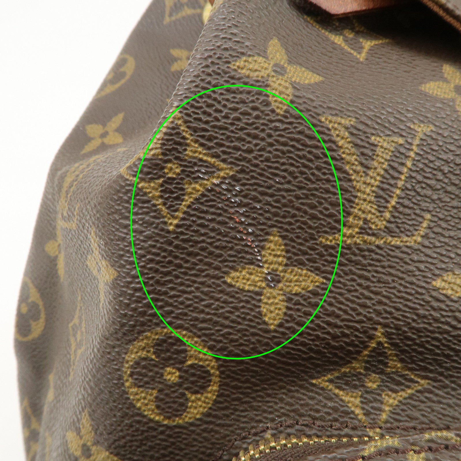 Louis Vuitton Monogram Montsouris MM Back Pack Brown M51136 Used