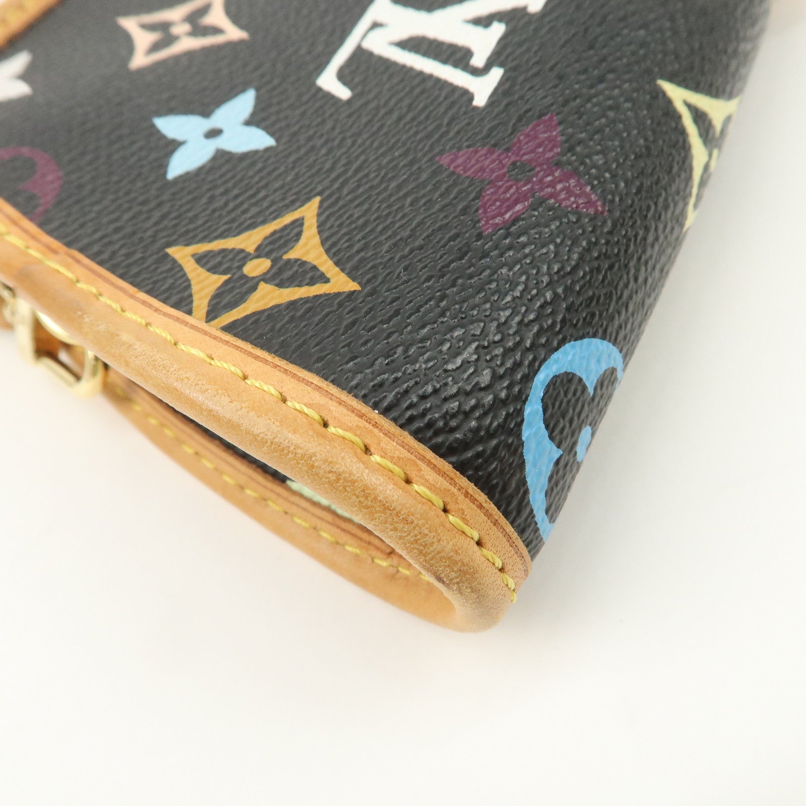 Louis Vuitton Monogram Multicolor Shirley Shoulder Bag Hand Bag M40050 Used