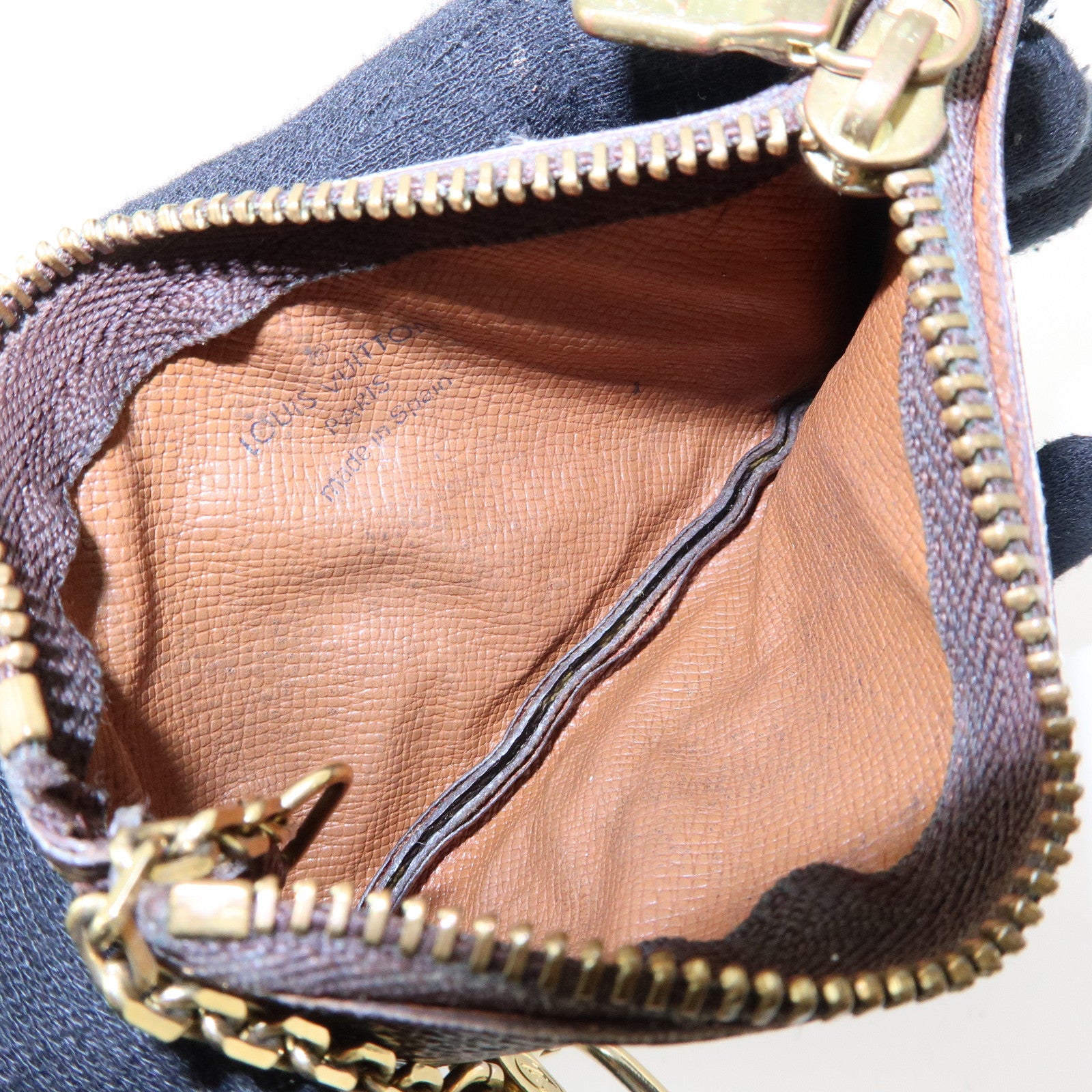 Louis Vuitton Set of 3 Monogram Damier Azur Canvas Pochette Cles