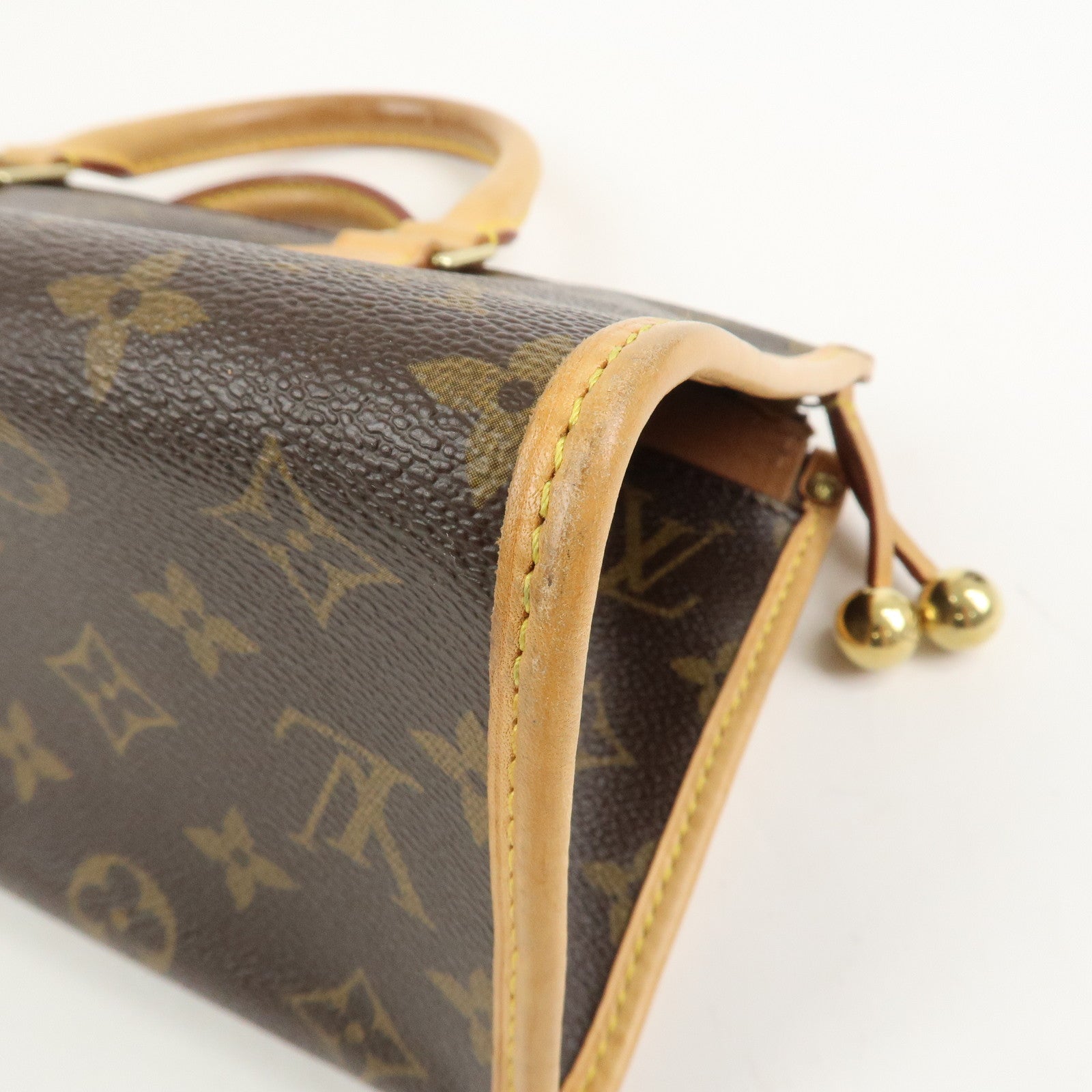 Louis Vuitton Monogram Popincourt Hand Bag Brown M40009