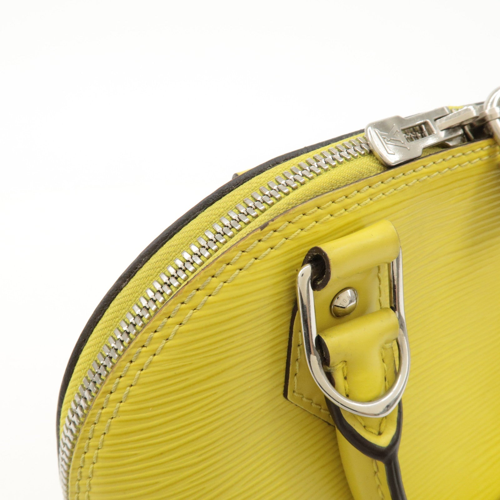 Louis Vuitton Epi Alma BB 2way Bag Hand Bag Pistache M40981 Used