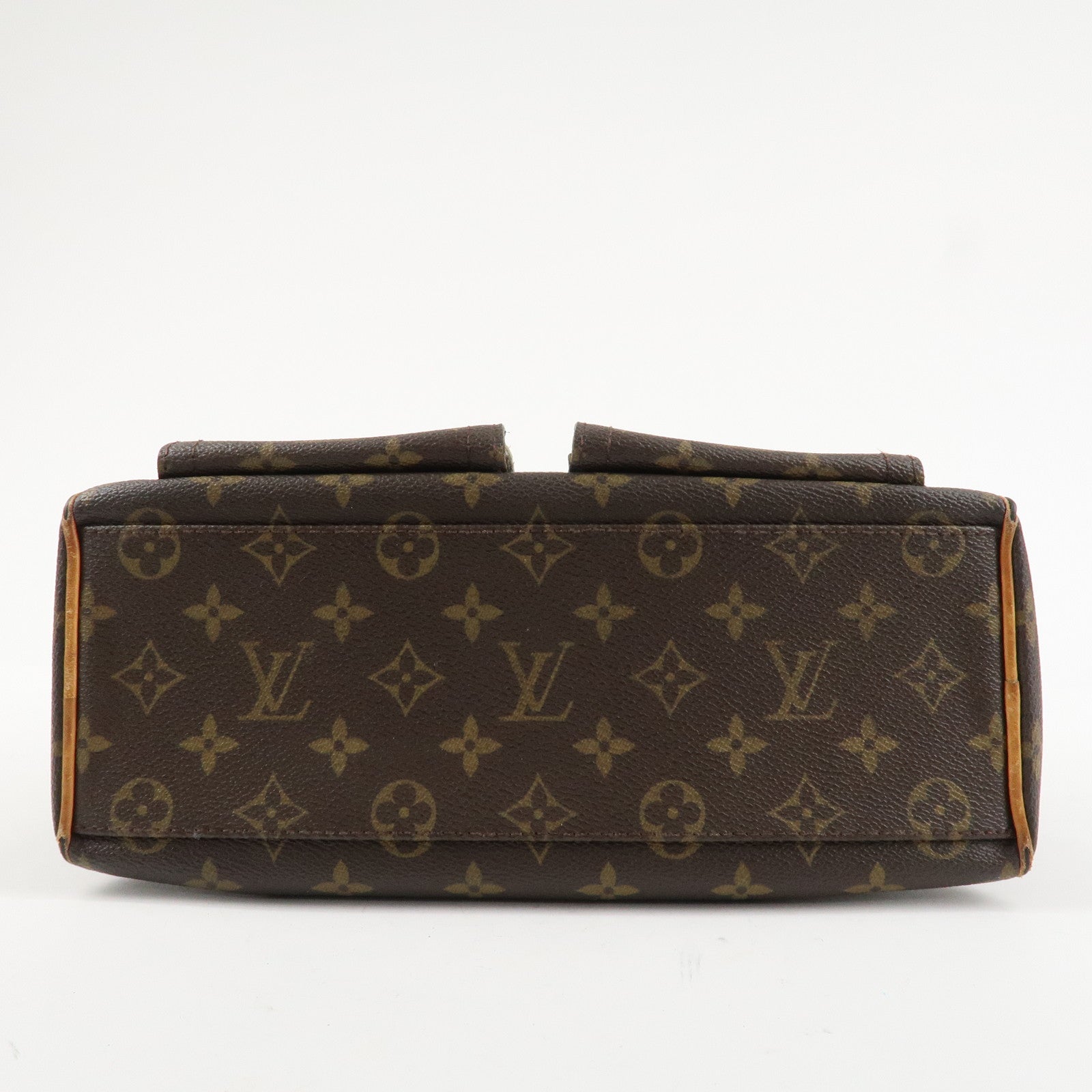 Louis Vuitton Monogram Manhattan PM Hand Bag Brown M40026 Used