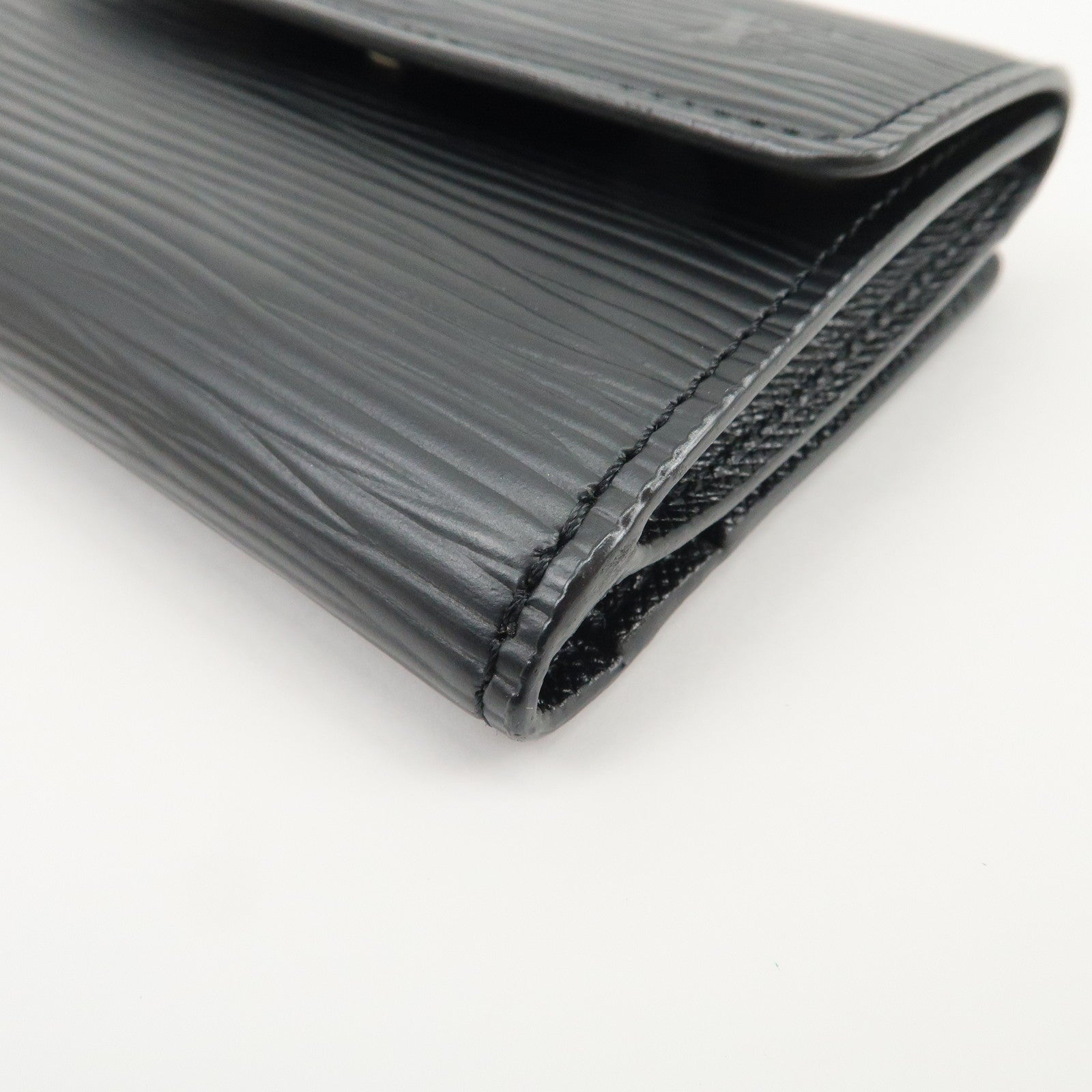 Louis Vuitton Epi Leather Ludlow Coin Case Card Case Noir M63302