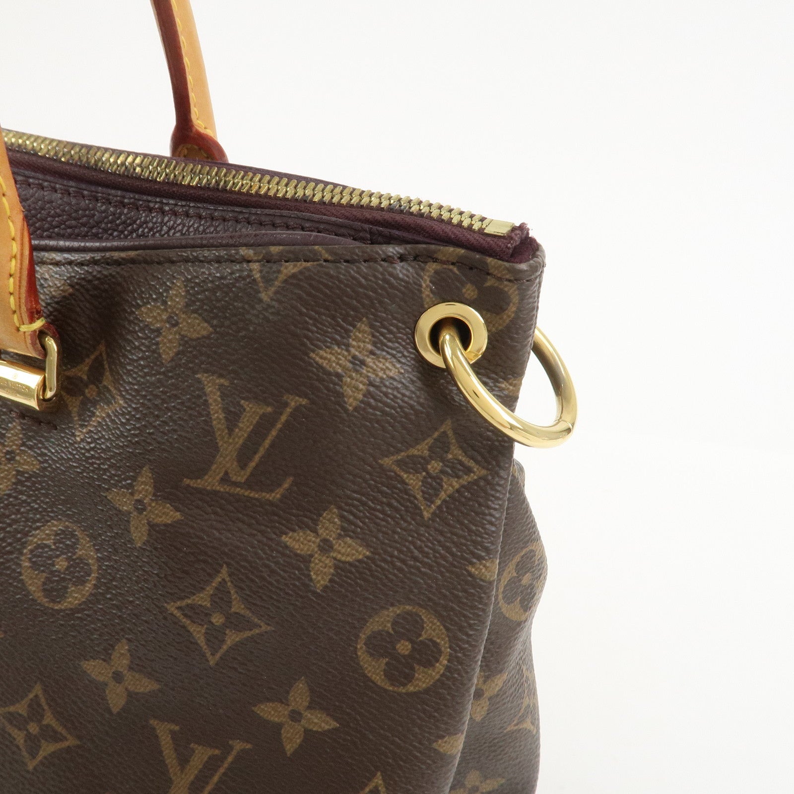 Louis Vuitton Monogram Pallas 2Way Hand Bag Aurore M40906