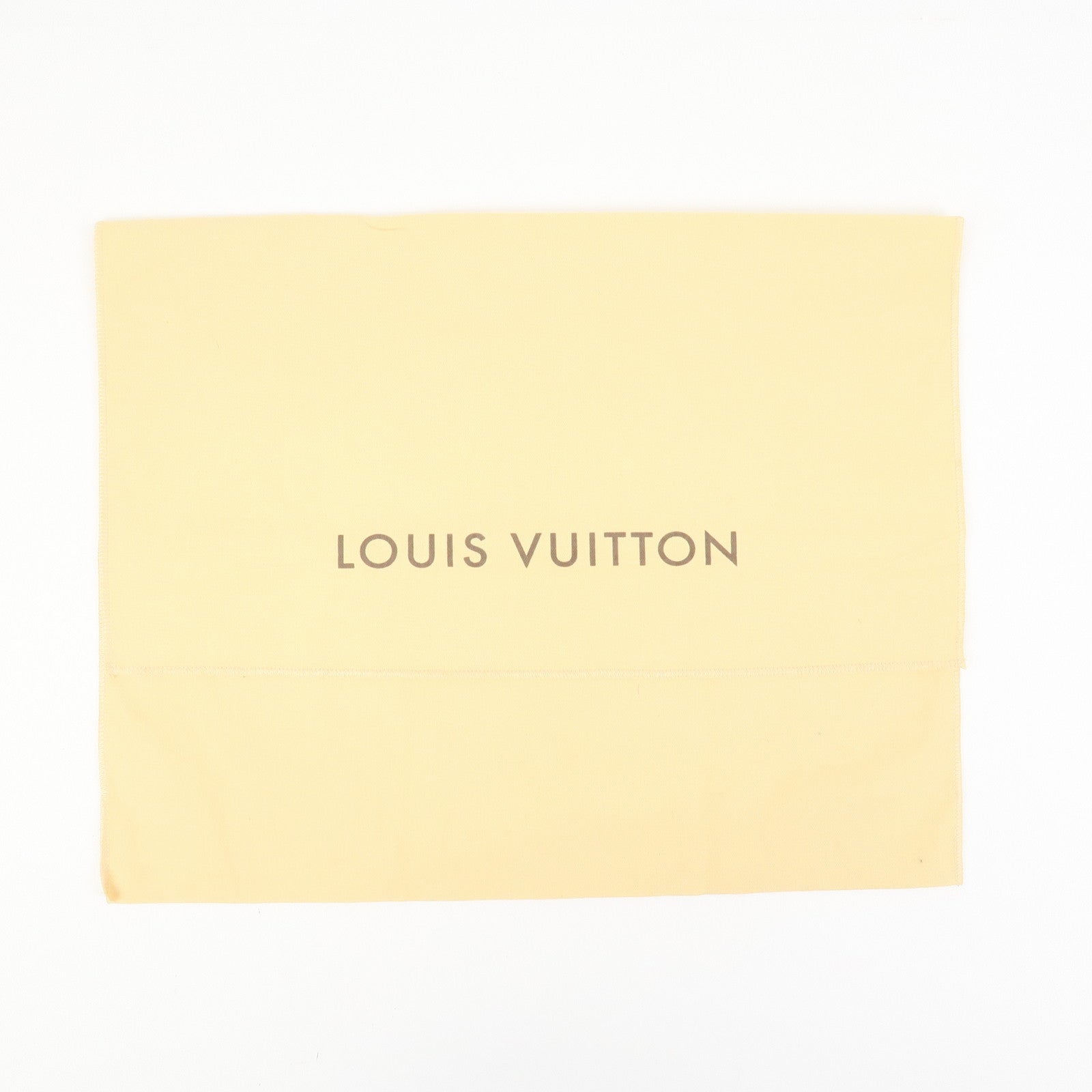 Louis Vuitton Set Of 10 Dust Bag Storage Bag Flap Style Beige