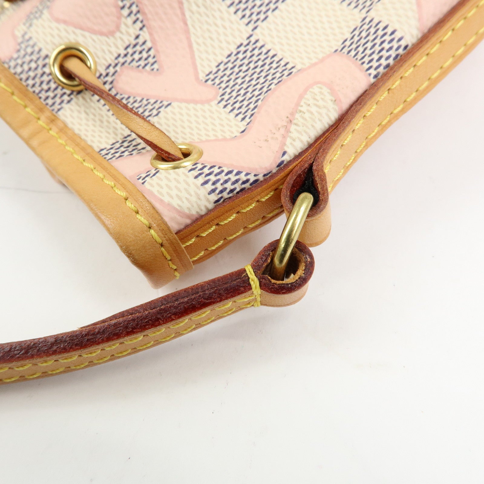 Louis Vuitton Damier Azur Tahiti Nano Noe Shoulder Bag N60052