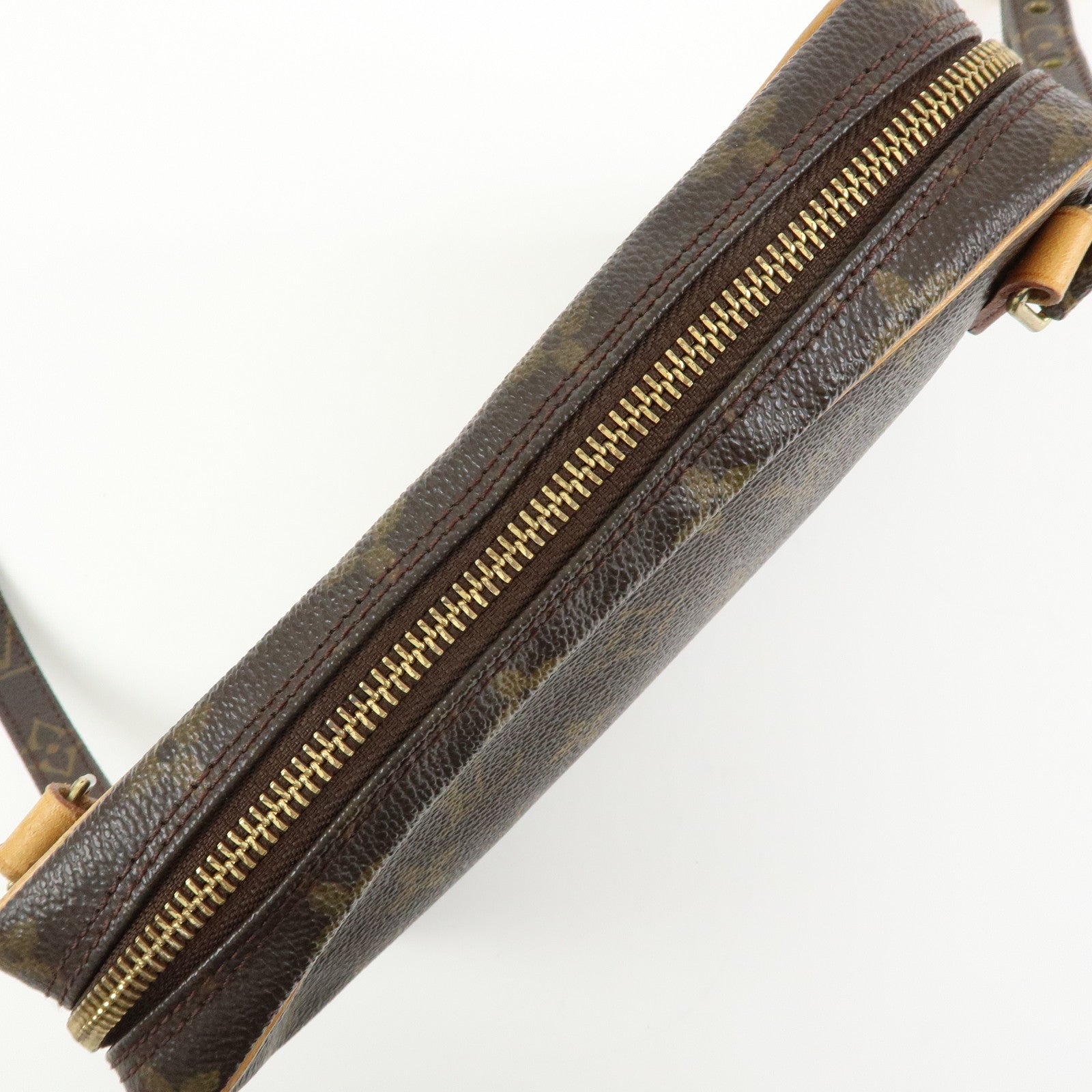 Louis Vuitton Monogram Pochette Marly Bandouliere Bag Brown M51828