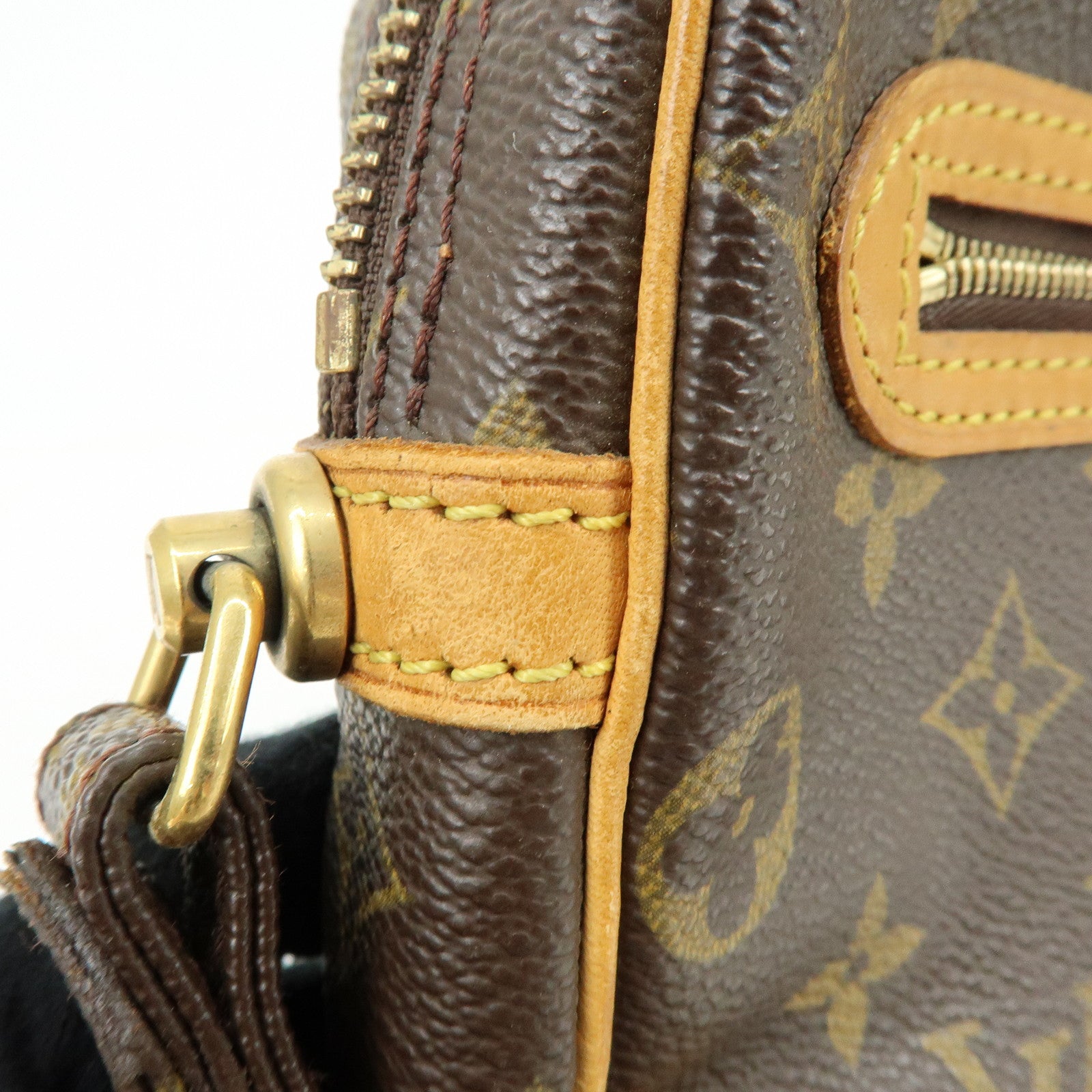 Louis Vuitton Monogram Marly Dragonne GM Clutch Bag Brown M51825