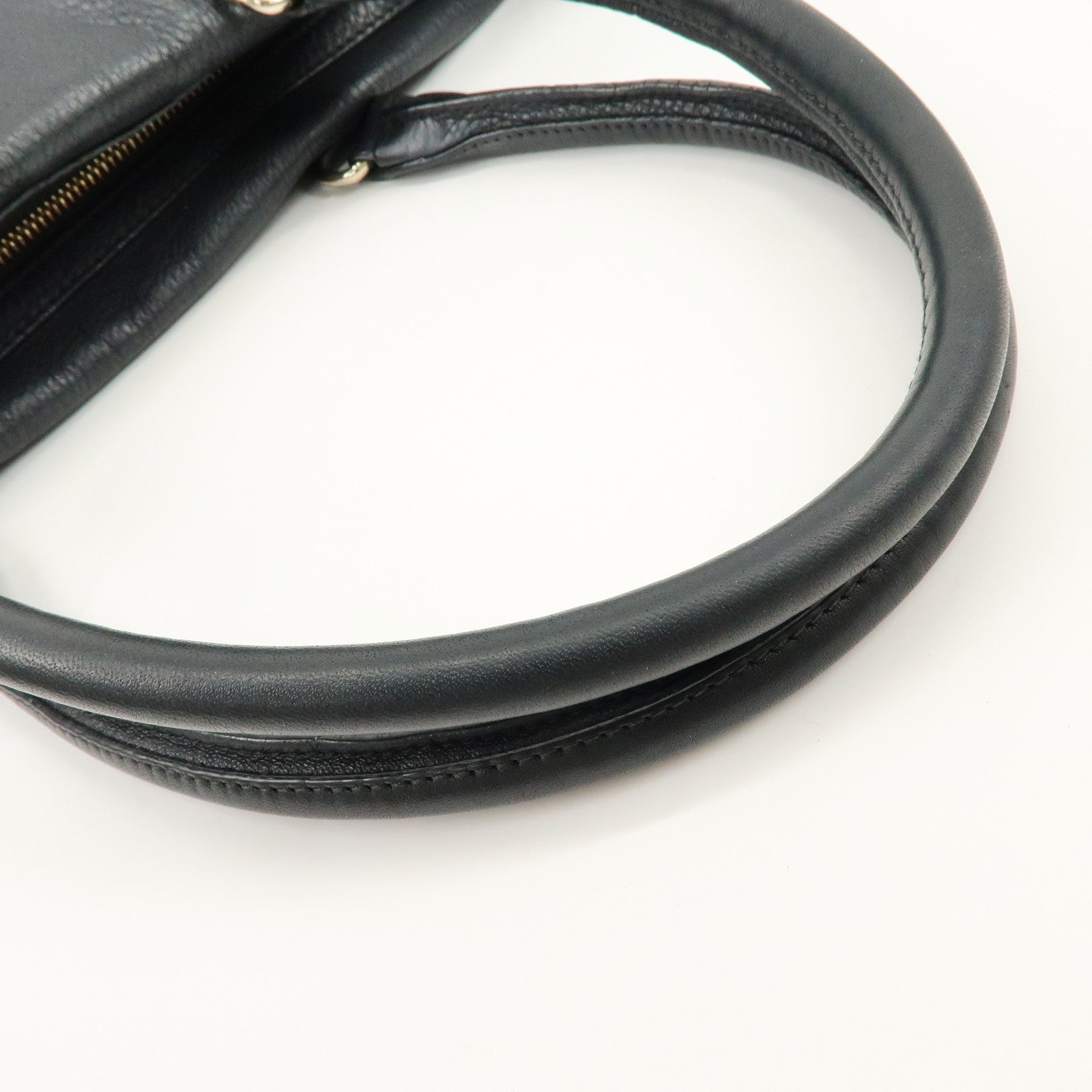 Chloe See By Chloe Leather 2Way Bag Shoulder Bag Hand Bag Black